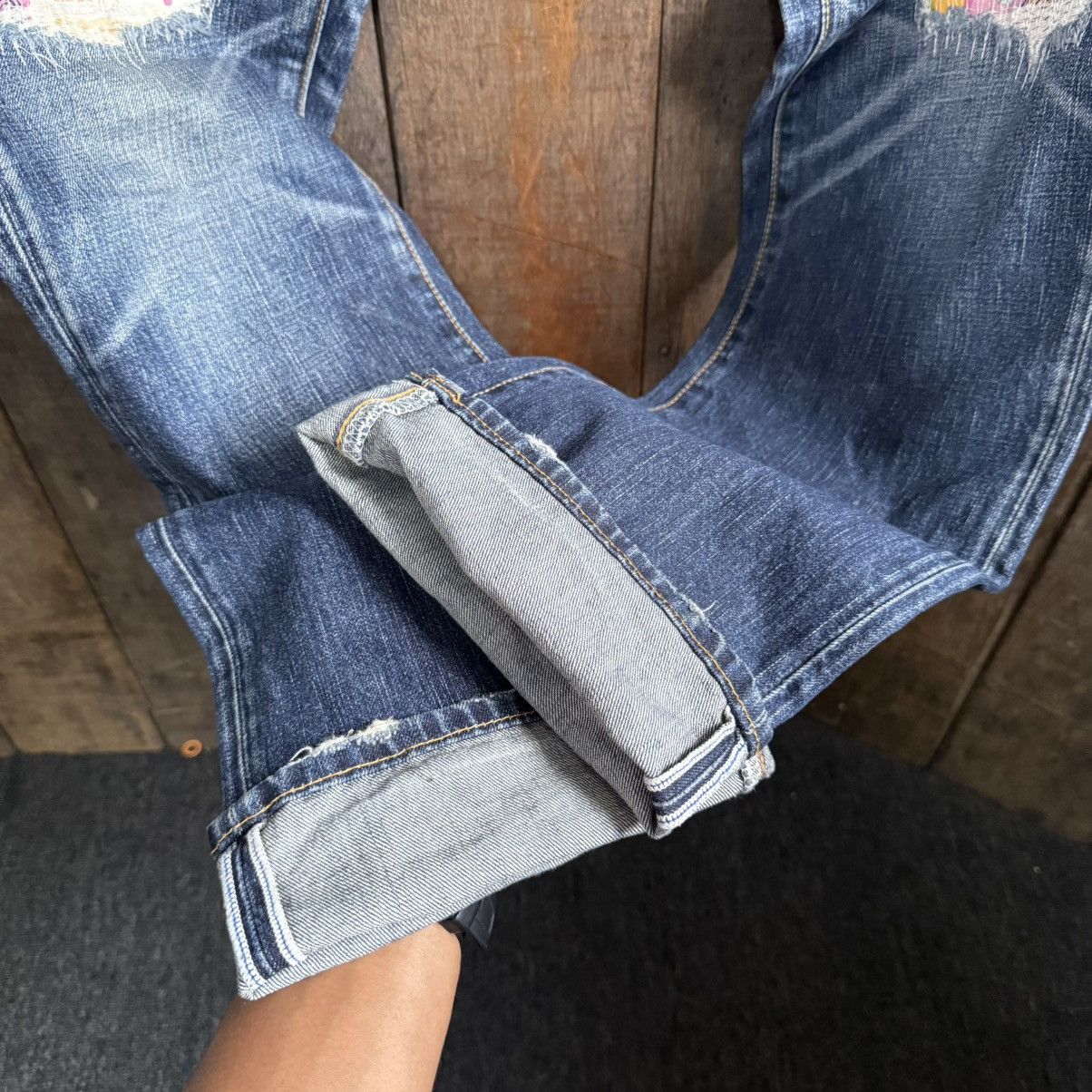 Levi's × Stussy Vintage Levis X Stussy Denim LotSS505 Size US 35 - 8 Thumbnail