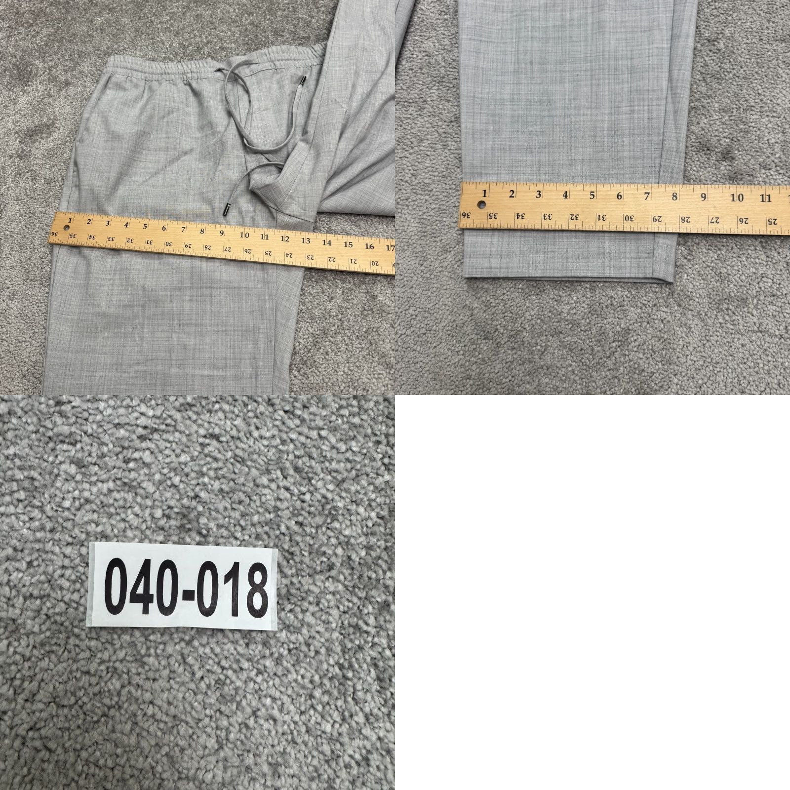 Banana Republic VINTAGE? No — Banana Republic Wool Blend Pull On Tapered Leg Trouser Pants Womens Large Gray Size 36" / US 14 / IT 50 - 9 Thumbnail