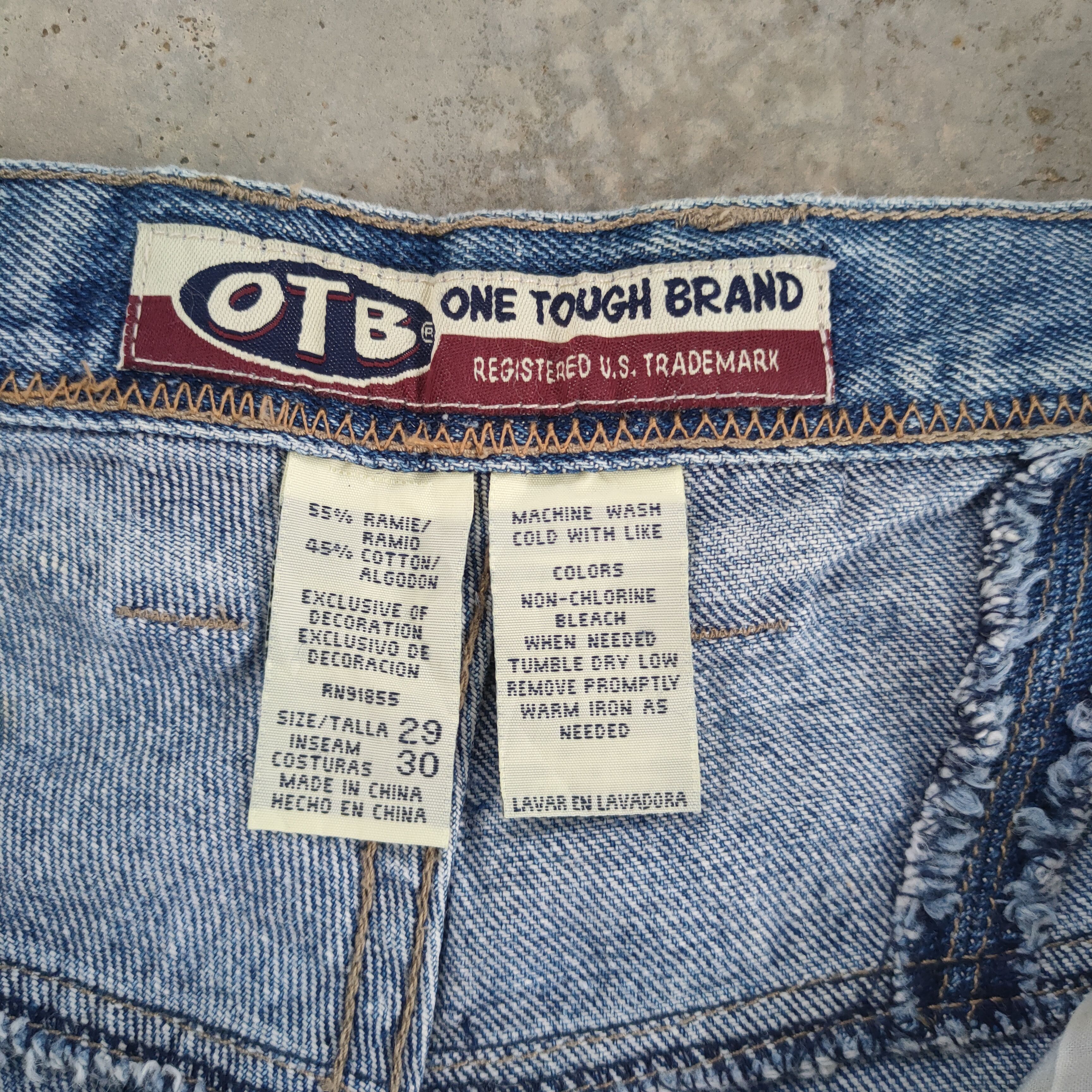 Japanese Brand W28 VINTAGE OTB FADED RIPPED JEANS PANTS Size US 28 / EU 44 - 8 Thumbnail