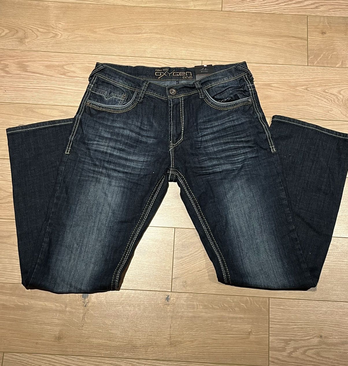 Japanese Brand Oxygen Vintage Denim Jeans Size US 32 / EU 48 - 2 Thumbnail