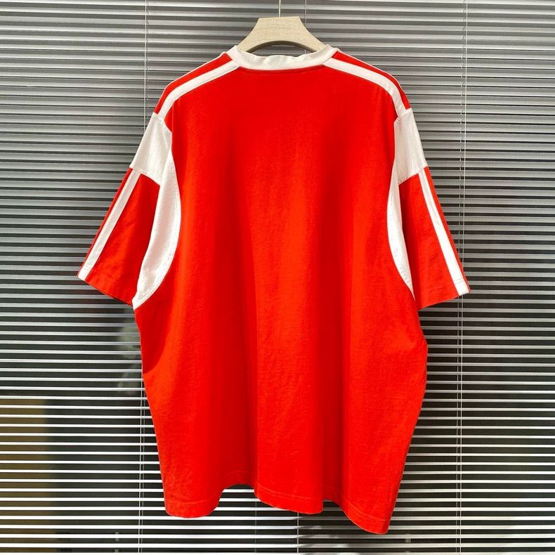 Balenciaga Balenciaga Short sleeve + T-shirt + double hook embroidere Size US M / EU 48-50 / 2 - 2 Thumbnail