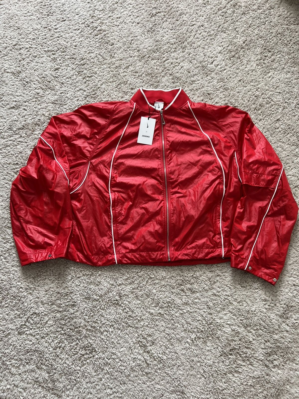 Nike Nike x Jacquemus Adult Unisex Track Jacket University Red Size US L / EU 52-54 / 3 - 7 Thumbnail