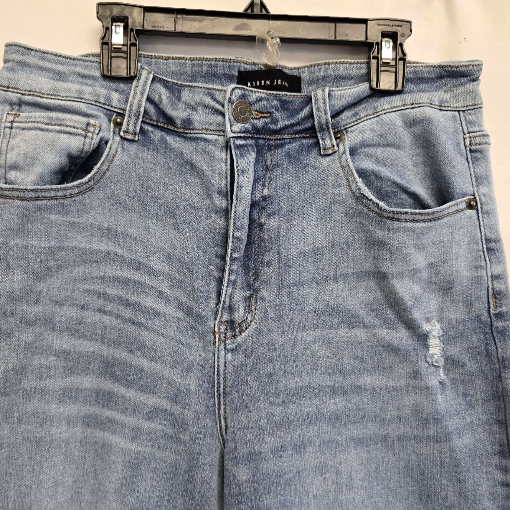 Vintage Risen Jeans Main Selling Point Side Slit 90s Y2K Medium Wash High Rise Wide Leg Womens 6 Regular Wide Leg Jeans Womens Medium Wash Slit 90s Y2K Size 28" / US 6 / IT 42 - 7 Thumbnail