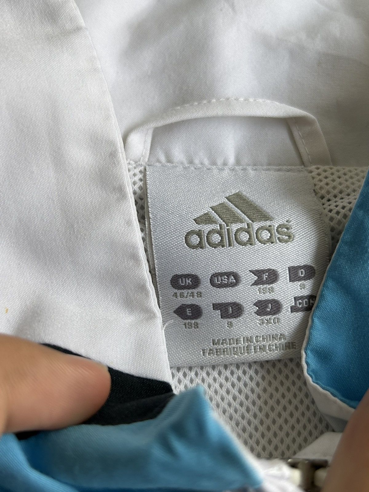 Adidas × Vintage 00's Adidas X Marseille 2009 Jacket 🩵🤍 Size US XL / EU 56 / 4 - 7 Thumbnail