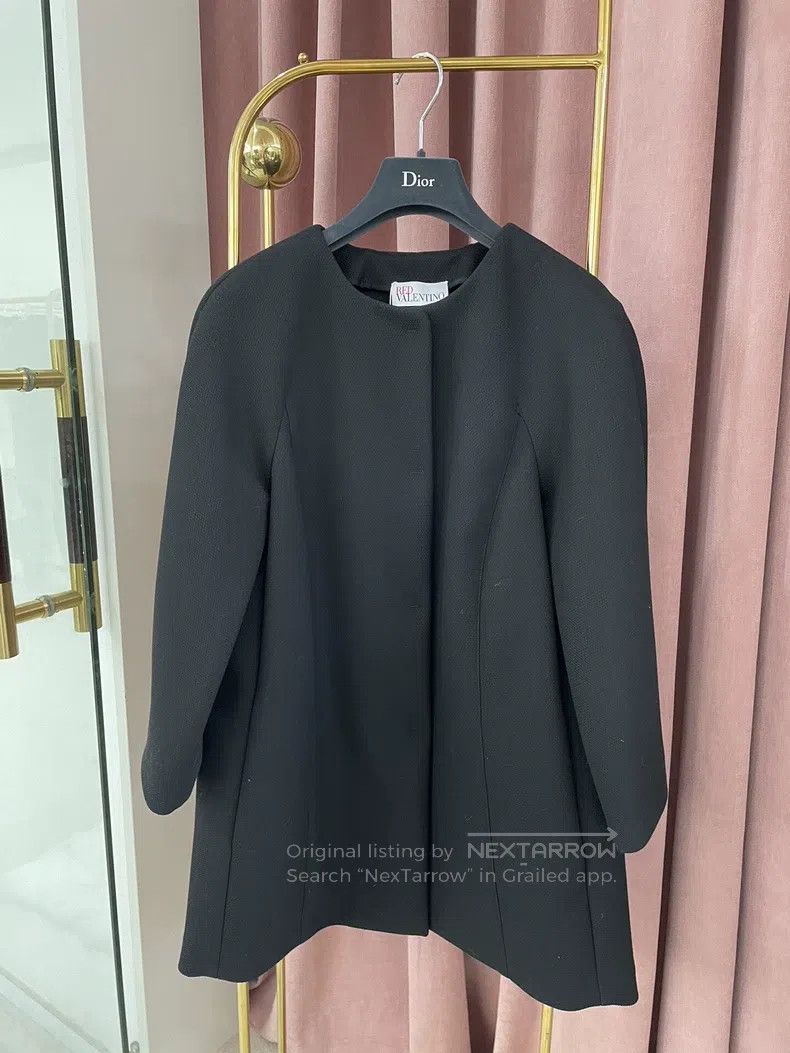 Valentino Valentino Black bow coat Size M / US 6-8 / IT 42-44 - 2 Thumbnail