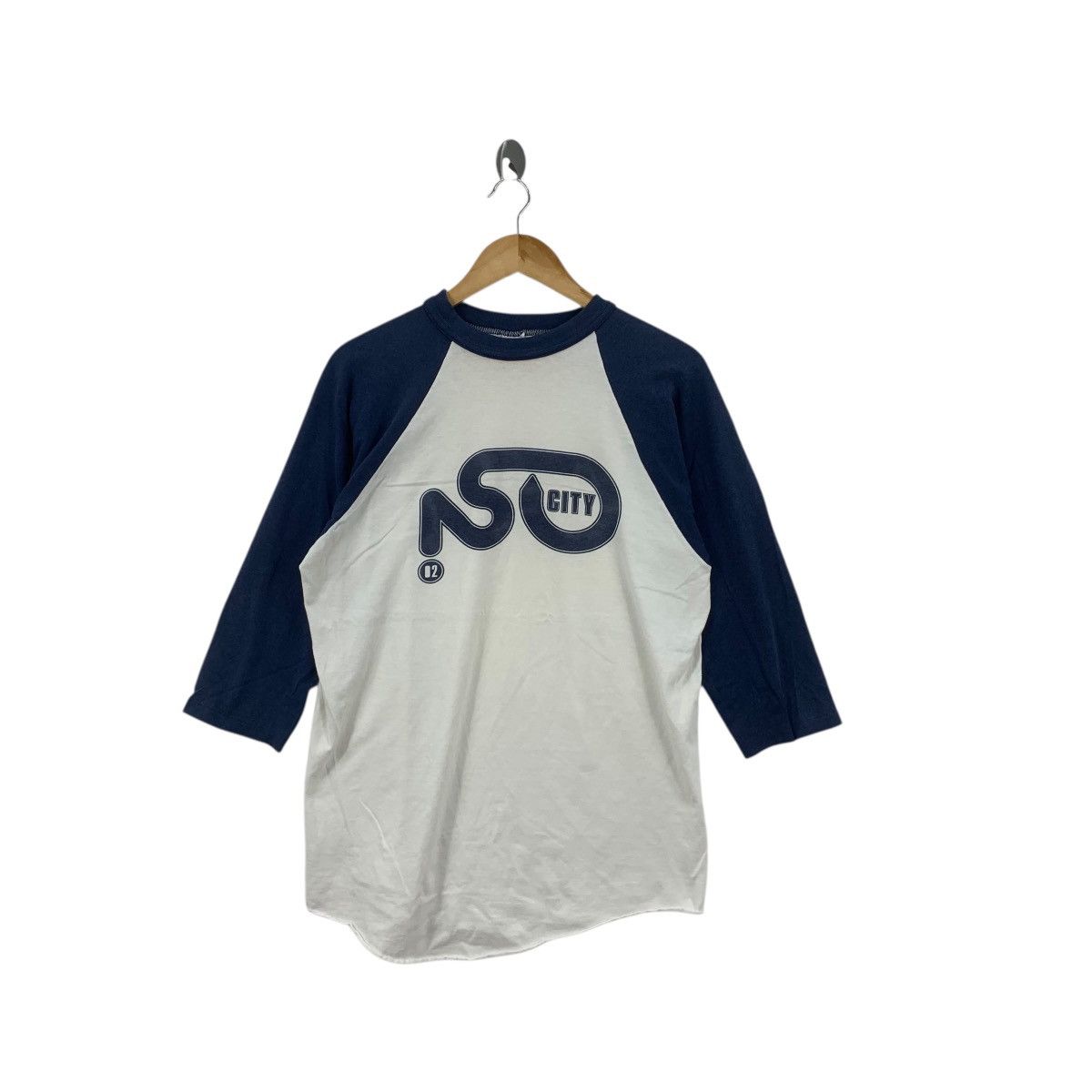 Vintage Vintage 90’ NOS CITY RACING TEAM Raglan Logo Tee Shirt Top Size US L / EU 52-54 / 3 - 3 Thumbnail