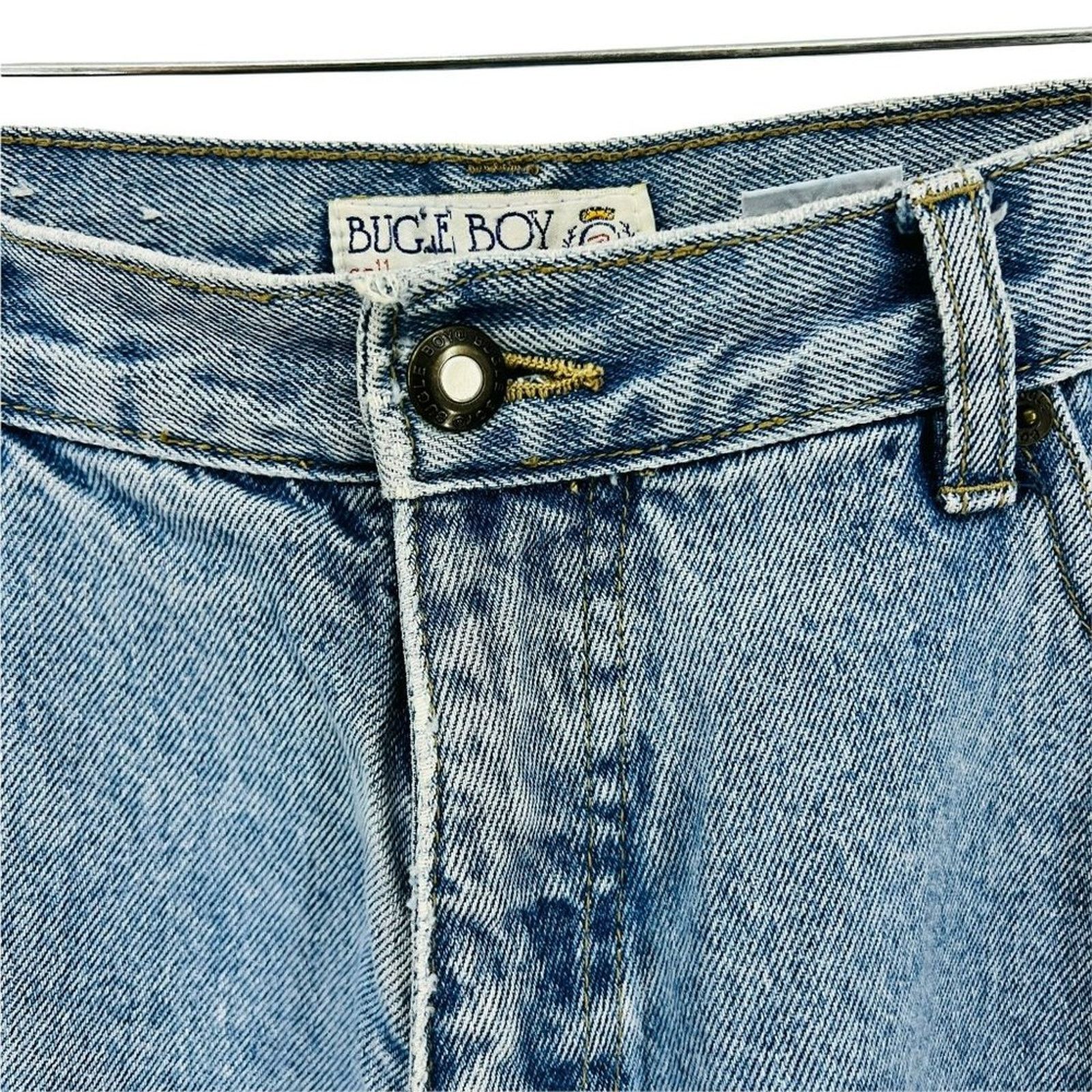 Bugle Boy Vintage 90s Bugle Boy Collection for Her Jeans Light Wash Size 38" / US 16 / IT 52 - 2 Thumbnail