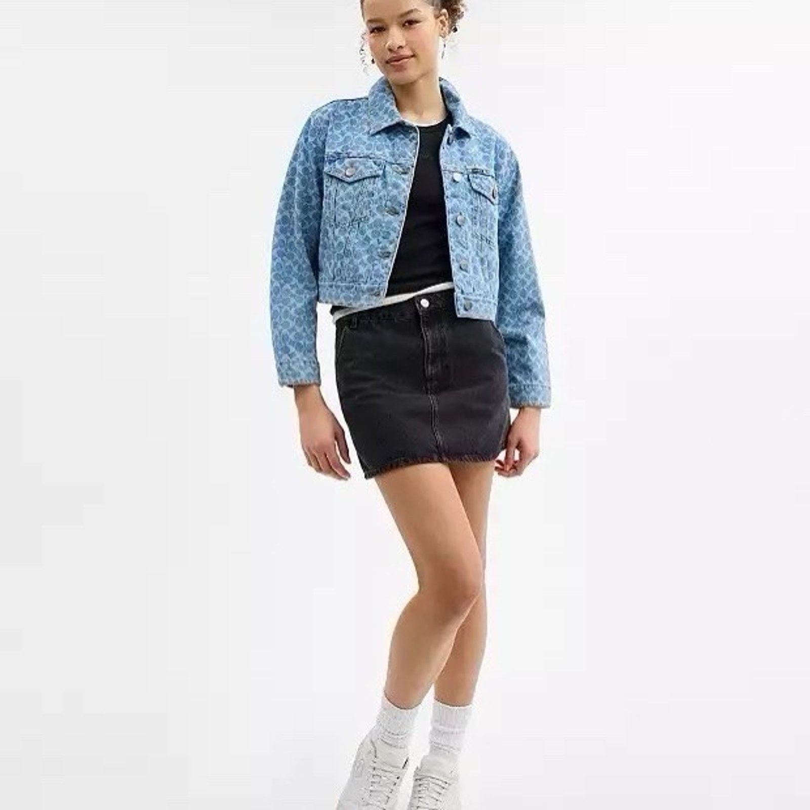 Coach NWT COACH Denim Jacket Woman's CAH16 Large Size L / US 10 / IT 46 - 7 Thumbnail
