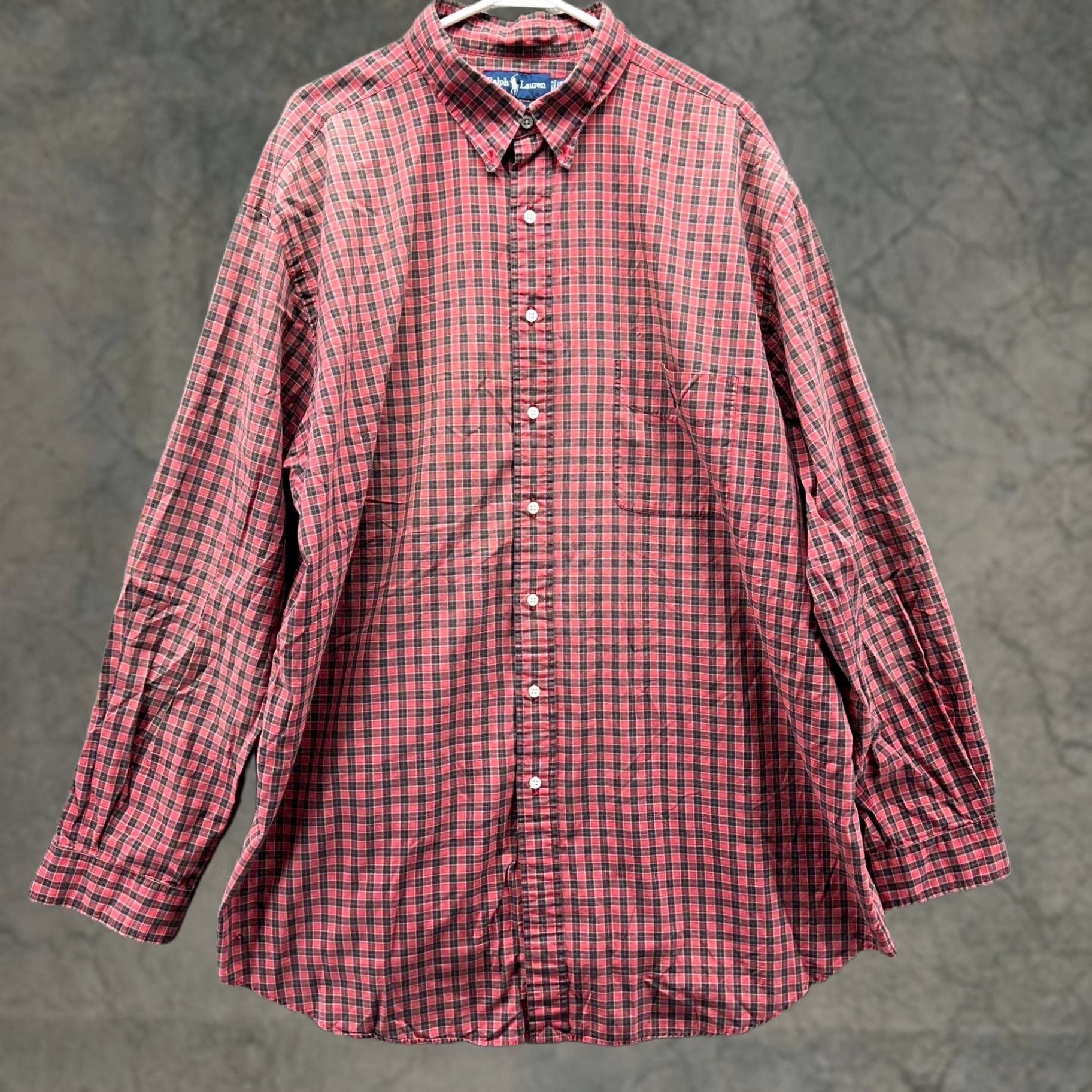 Ralph Lauren Vintage Ralph Lauren Shirt Size 2XLT Red Button Down Oxford Regent Tartan Plaid Mens Big & Tall Size US XXL / EU 58 / 5 - 1 Thumbnail