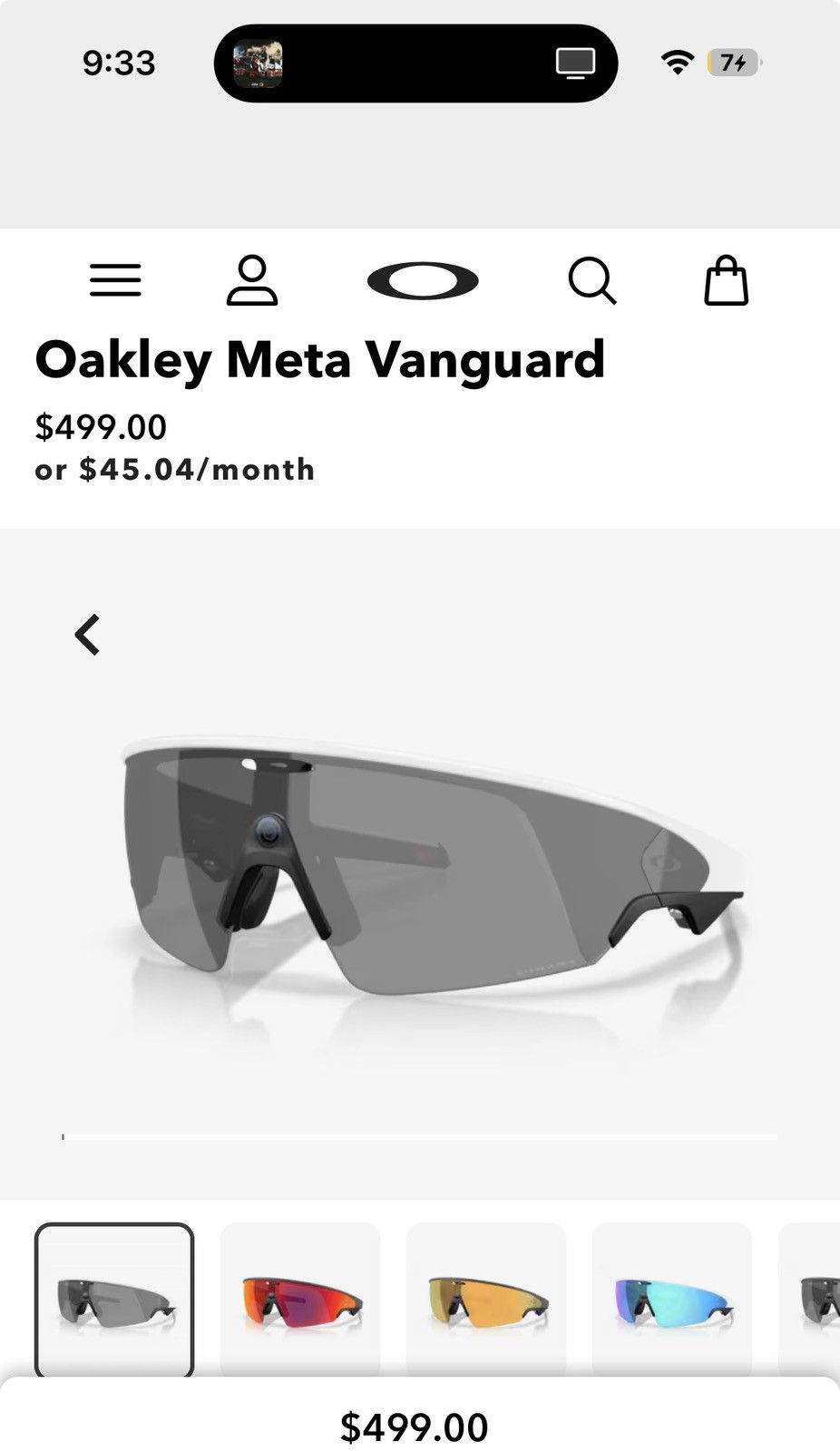 Oakley Vanguard Meta Glasses