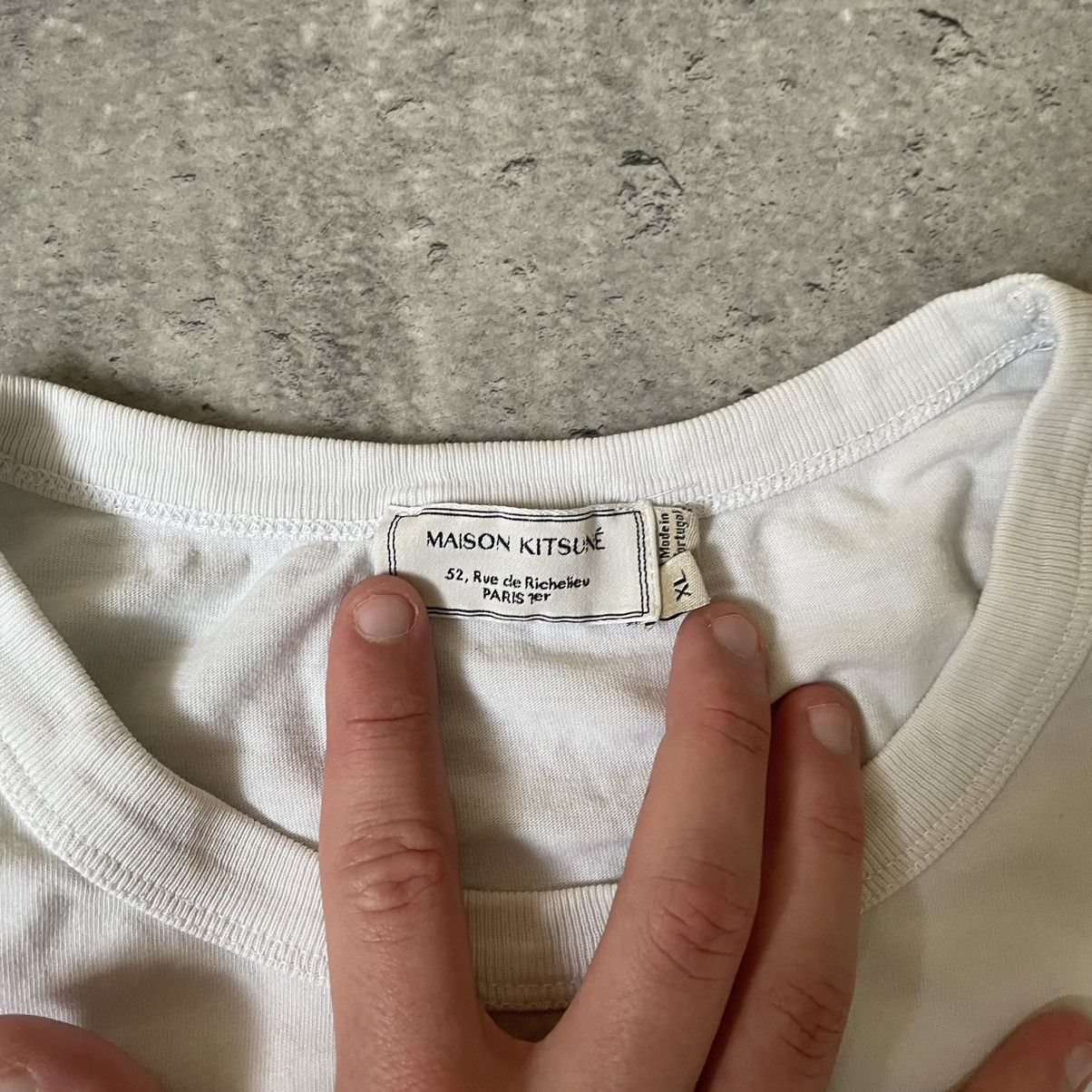 Designer × Maison Kitsune Maison Kitsune Basic White Pocket Logo T-Shirt Size US XL / EU 56 / 4 - 5 Thumbnail