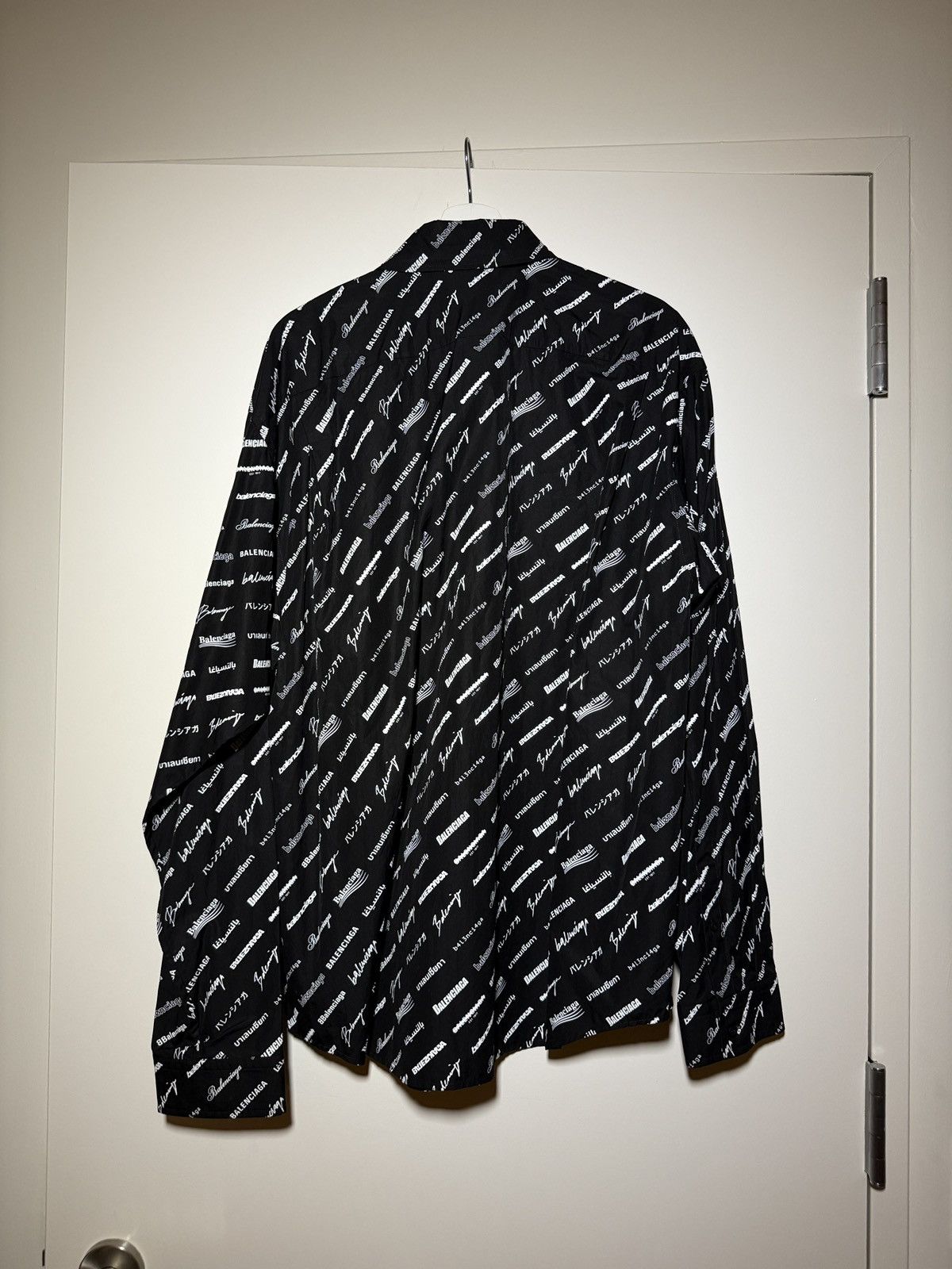 Balenciaga Balenciaga Signature Print Button-Up 39 Size US S / EU 44-46 / 1 - 7 Thumbnail