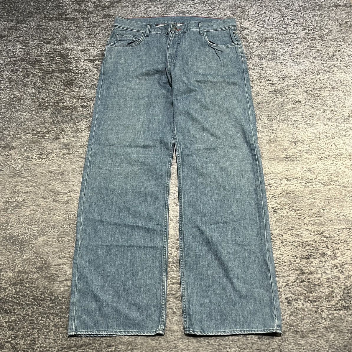 Hurley Vintage Y2K Hurley Baggy Wide Leg Surf Skater Jeans 36x32 Size US 36 / EU 52 - 2 Thumbnail