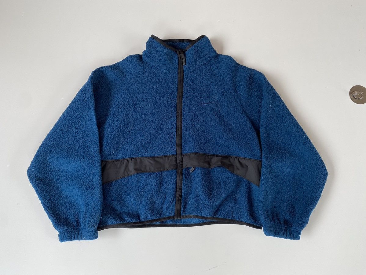 Nike ✅️Vtg Nike Fleece Jacket Size US L / EU 52-54 / 3 - 2 Thumbnail