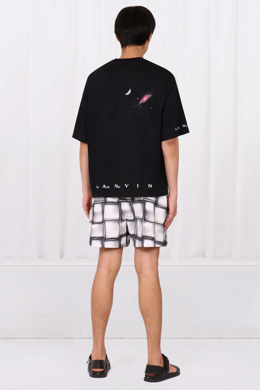 Bottega Veneta o1w1db10724 Swim Shorts in White/Black Size US 30 / EU 46 - 3 Thumbnail