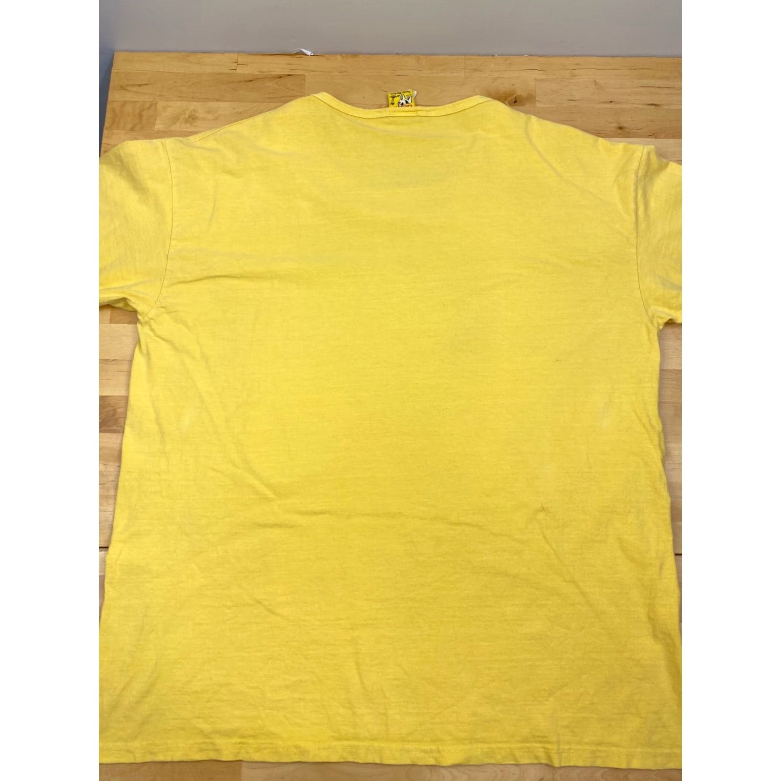 Big Dogs Big Dogs T-Shirt Mens XL Crew Neck Short Sleeve Yellow Beach Dog Hawaiian Solid Knit 100% Cotton Size US XL / EU 56 / 4 - 3 Thumbnail