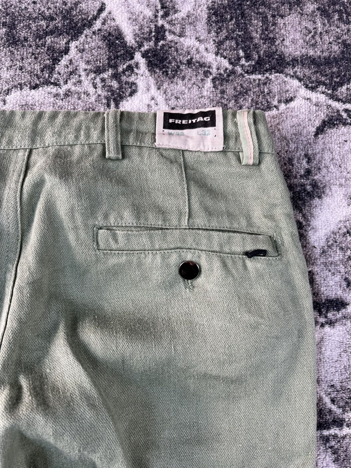 Freitag FREITAG E550 Green Linen Work Pants Size US 32 / EU 48 - 17 Thumbnail