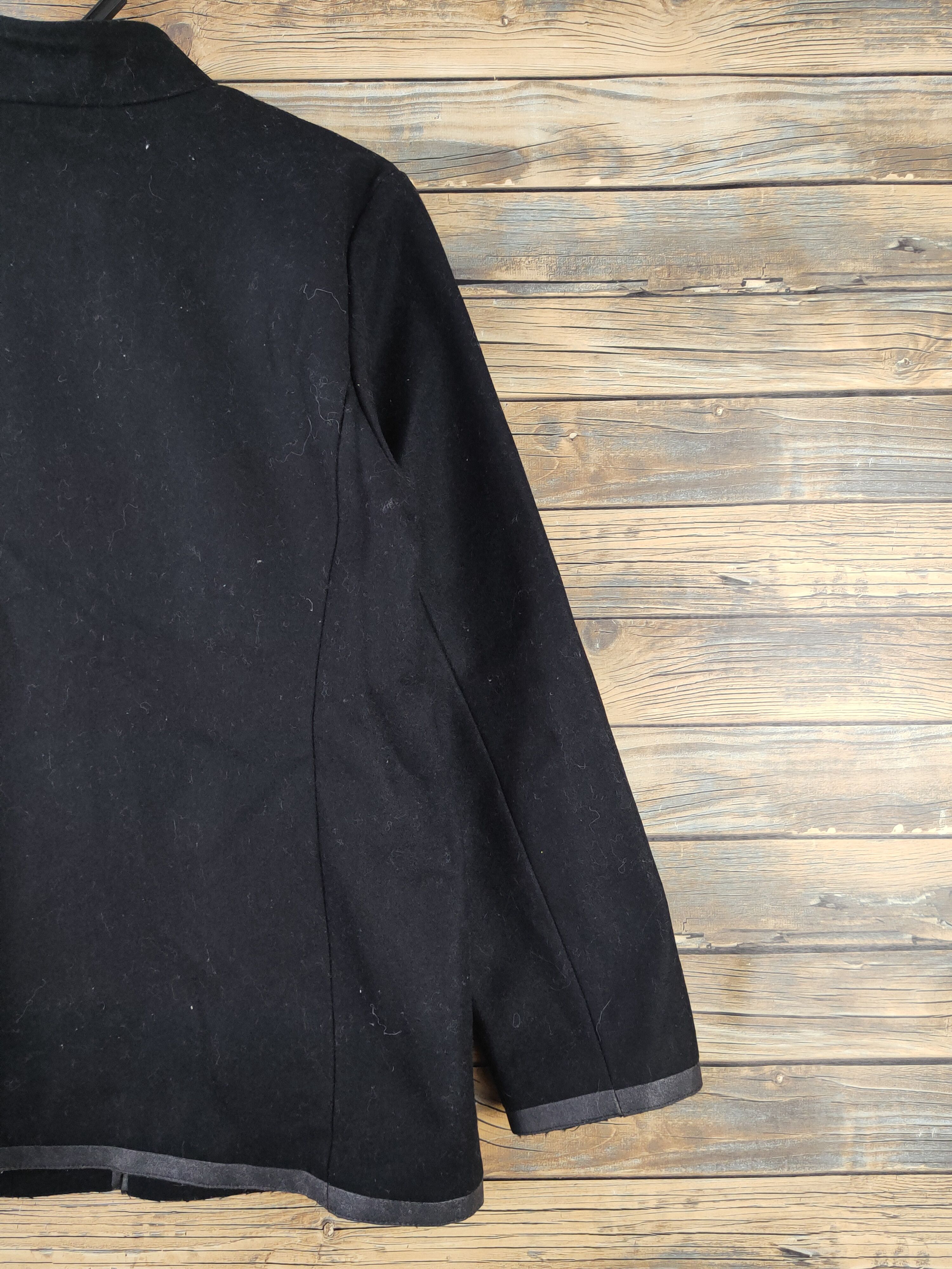 Mandarina Duck DL Mandarina Duck Black Wool Jackets #W2245 Size US M / EU 48-50 / 2 - 9 Thumbnail