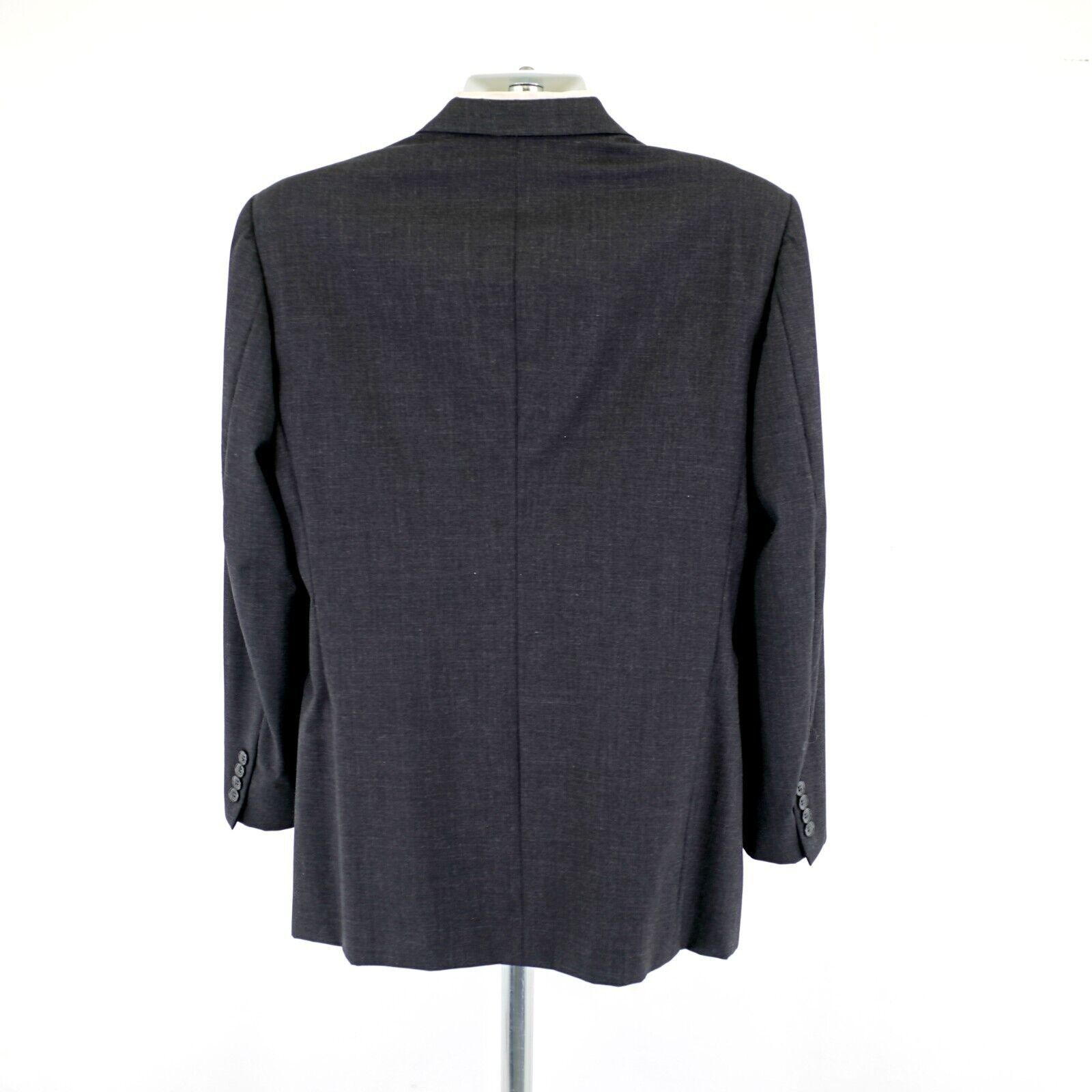 Dior Christian Dior Monsieur 40R Gray Wool Blazer 2 Button Constr Size 40R - 6 Thumbnail