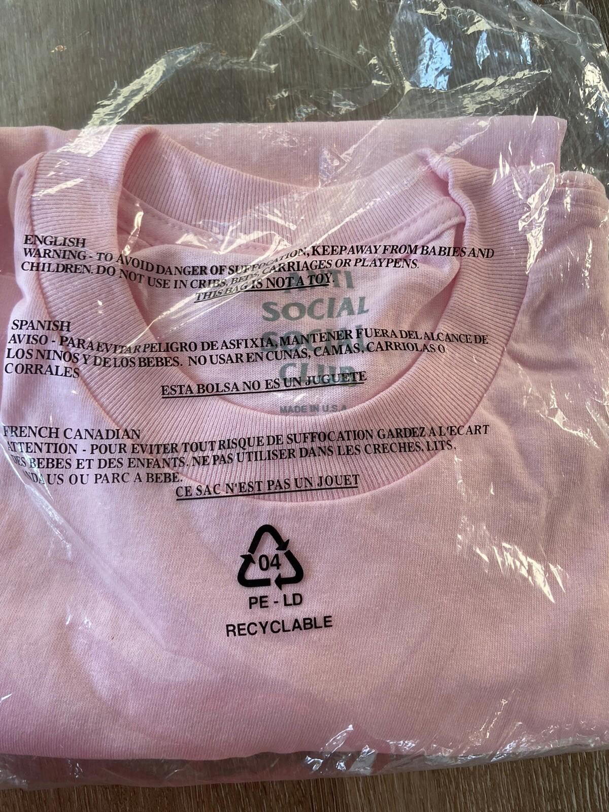 Anti Social Social Club Anti Social Social Club Logo Tee 2 Pink Size L Size US L / EU 52-54 / 3 - 3 Thumbnail