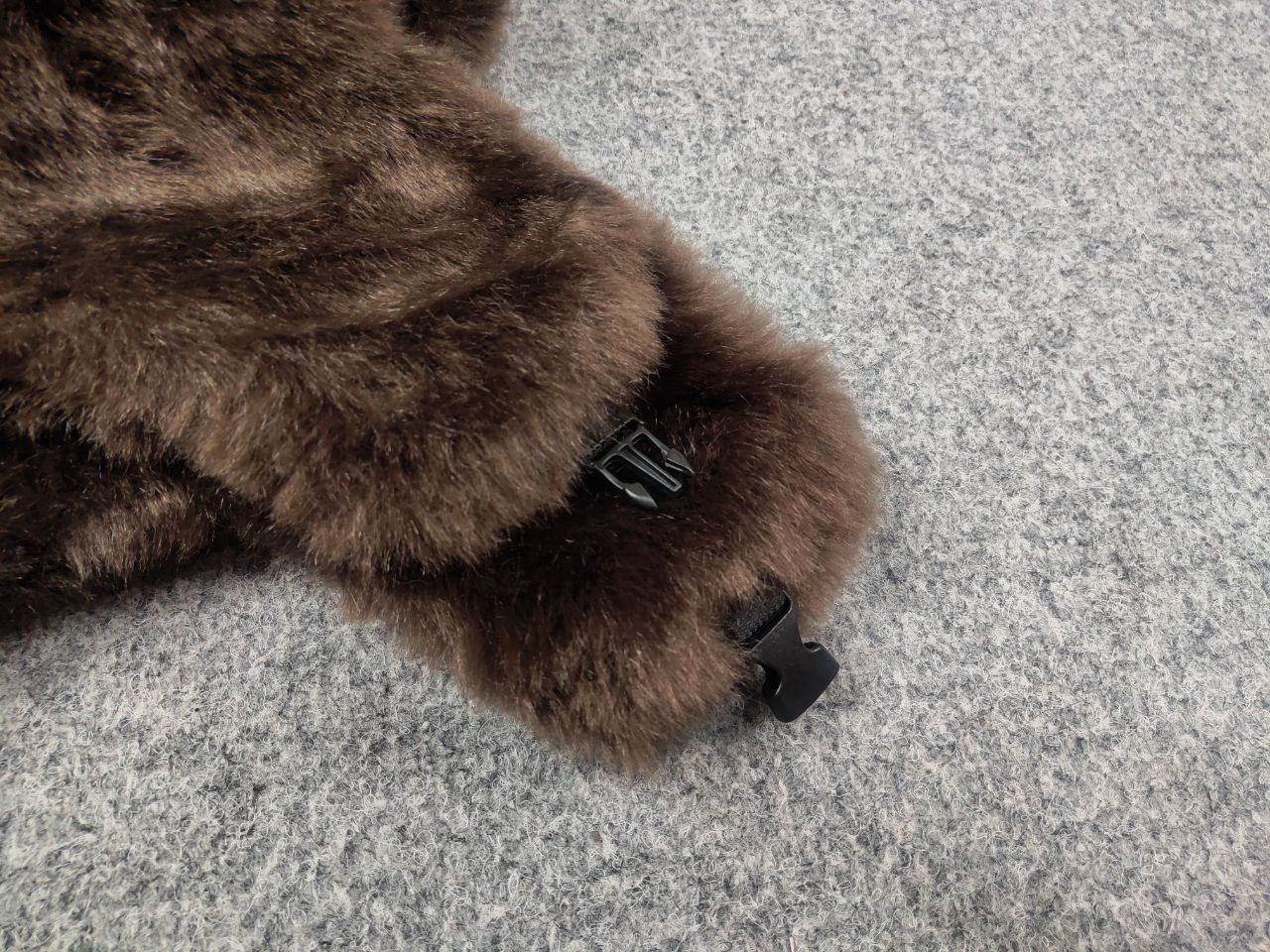Japanese Brand Vintage Y2K Fuzzy Fur Ushanka Hat Brown faded l.g.b. Style Size ONE SIZE - 9 Thumbnail