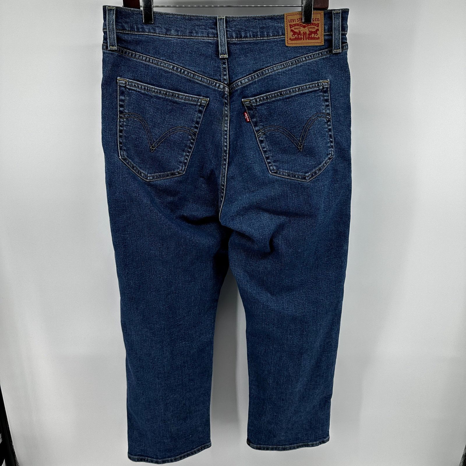 Levi's Levi's Ribcage Straight Ankle Jeans 12" Cotton Slide 31"x27" Size 31" - 5 Thumbnail