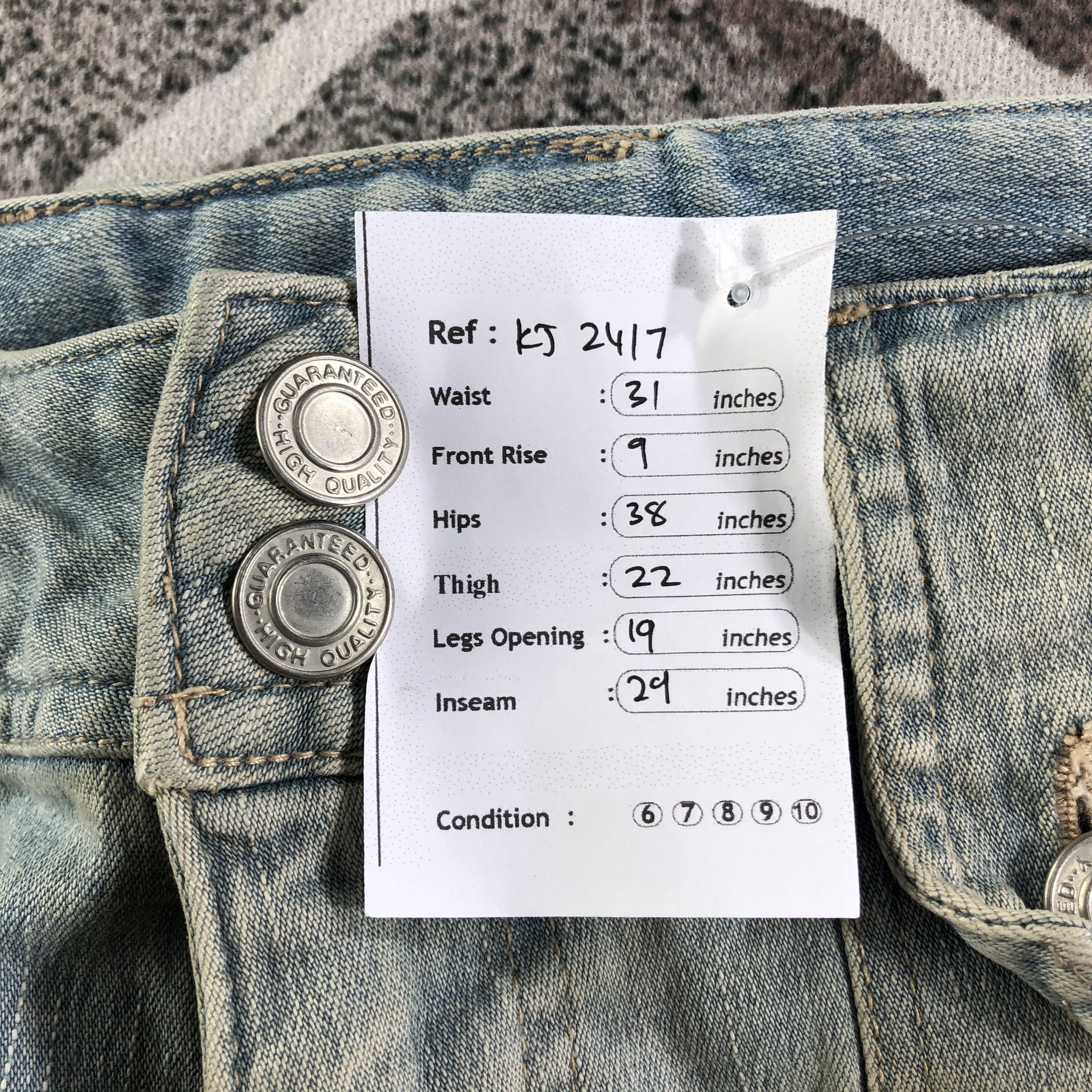 Japanese Brand Vintage Japanese Brand Bush Pants Flared Jeans KJ2417 Size US 28 / EU 44 - 9 Thumbnail