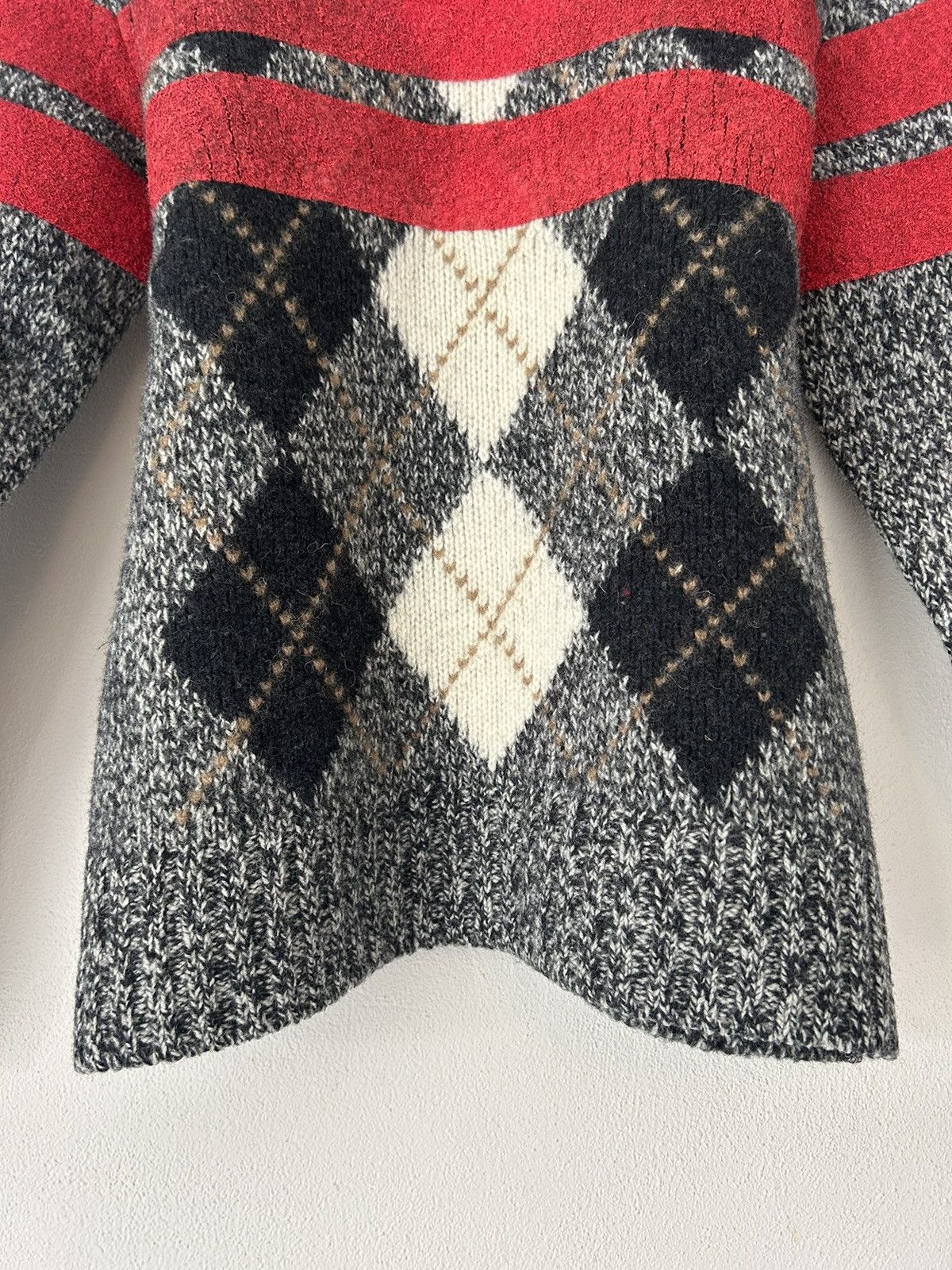 Givenchy FW13 Wool Argyle Sweater Size US S / EU 44-46 / 1 - 7 Thumbnail