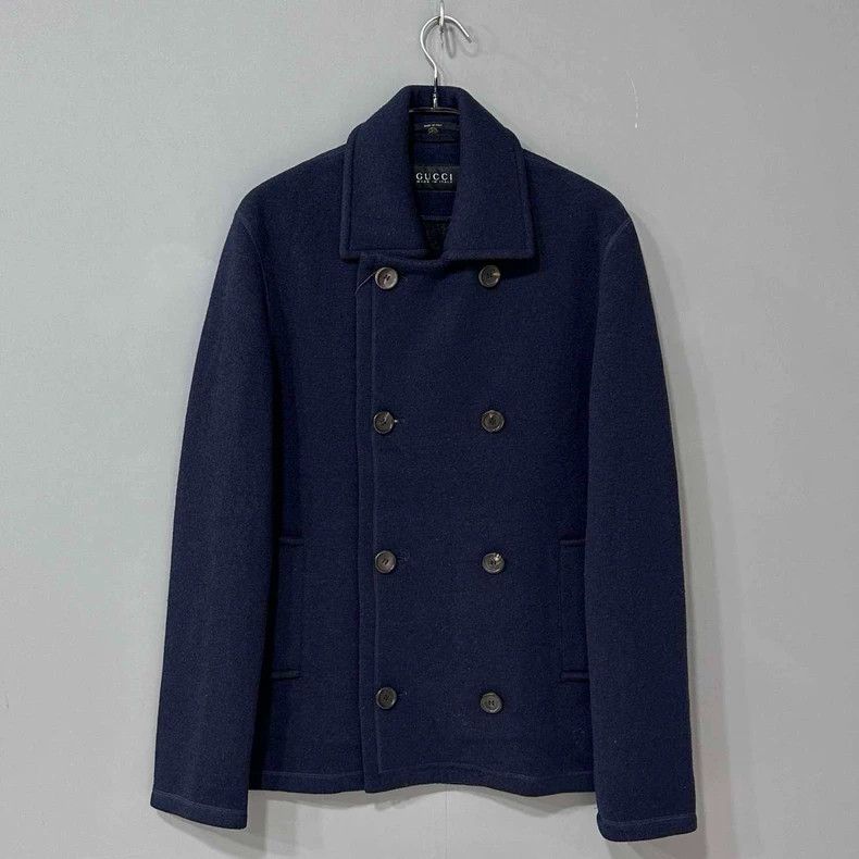 Gucci Gucci Double-breasted lapel tweed coat Size US S / EU 44-46 / 1 - 1 Thumbnail