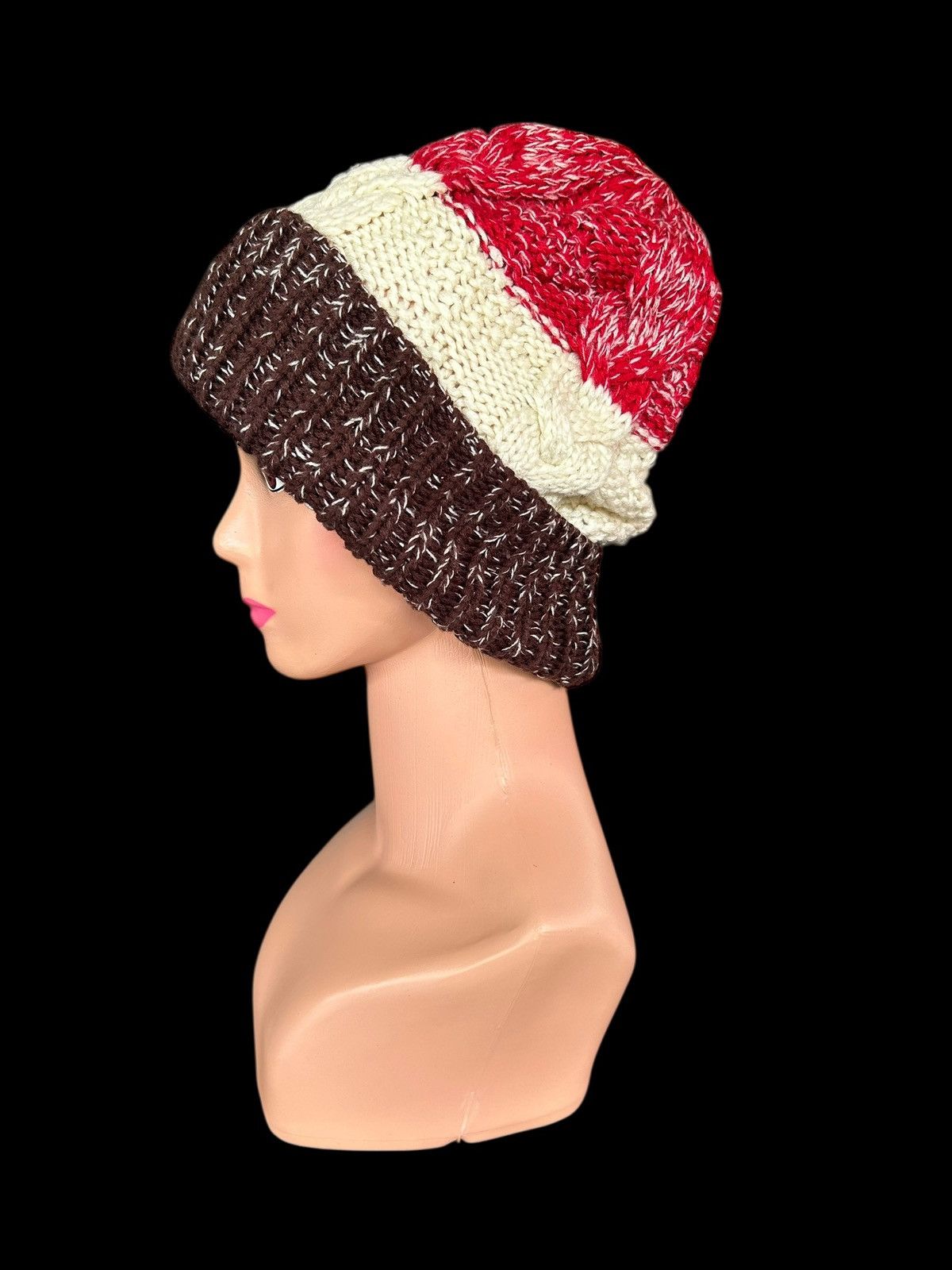 Kapital Crochet Knitted Handmade Beanie Hats Size ONE SIZE - 2 Thumbnail