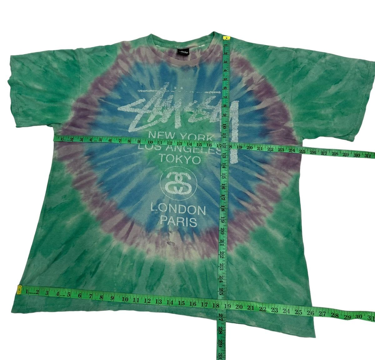 Stussy Vintage Trashed Stussy Tye Dye Size US XL / EU 56 / 4 - 15 Thumbnail