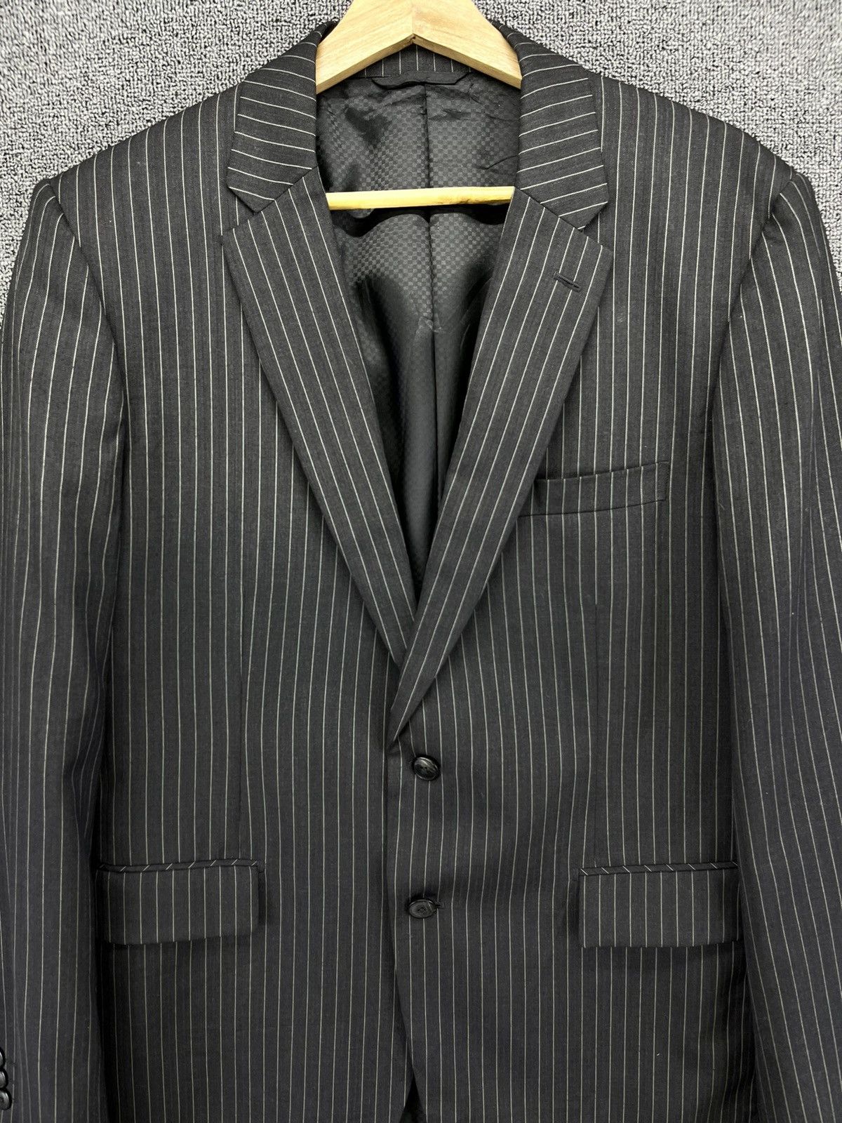 Issey Miyake Issey Miyake Tete Homme Black Wool Blazers Coats Jacket Size US XL / EU 56 / 4 - 5 Thumbnail