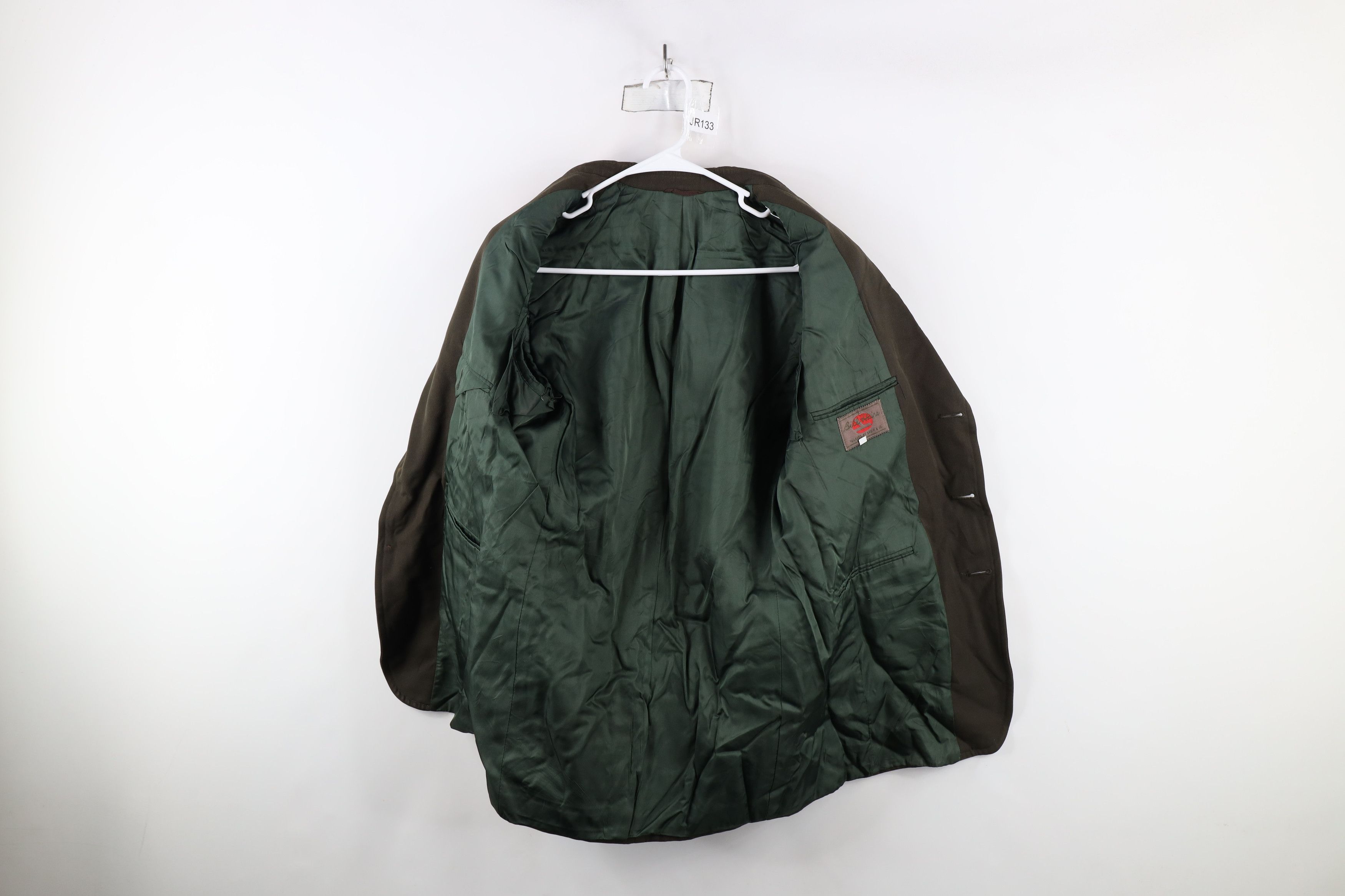 Vintage Vintage 70s 80s Streetwear Flight Pilot Blazer Jacket Green Size US L / EU 52-54 / 3 - 9 Thumbnail