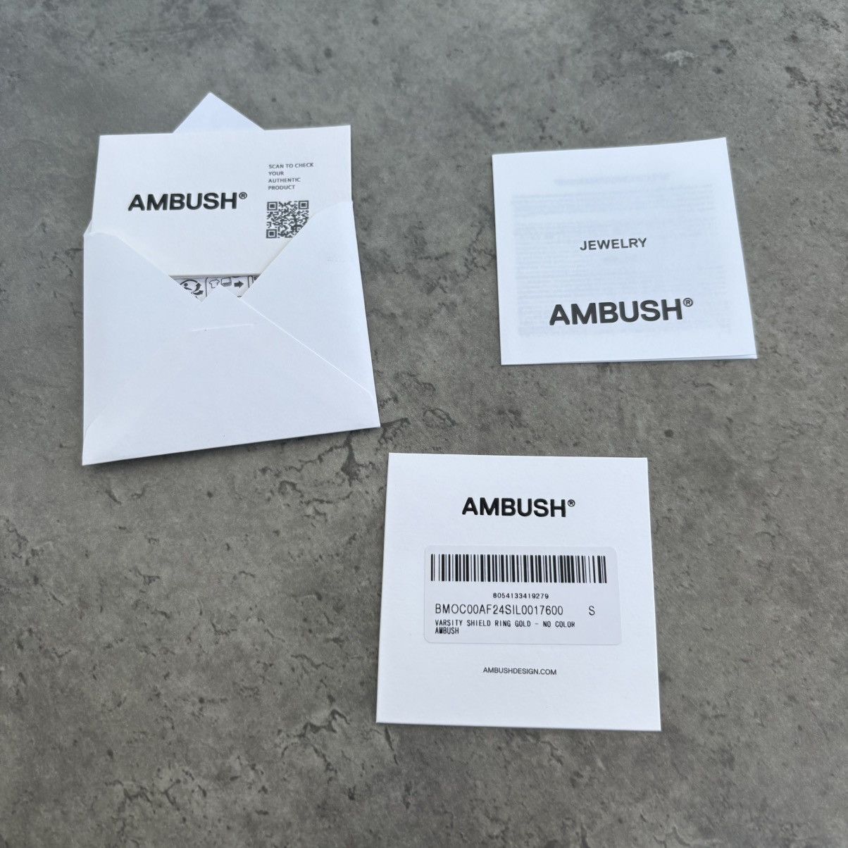 Ambush Design AMBUSHw Varsity Shield ring Made in Japan Silver 925 Size ONE SIZE - 10 Thumbnail