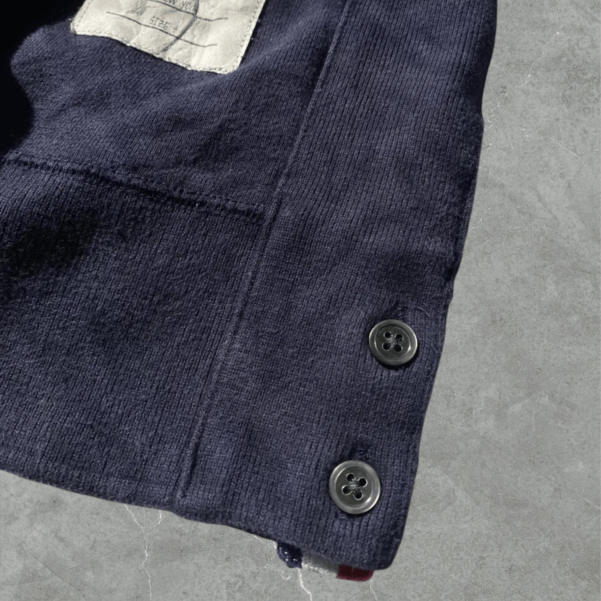 Japanese Brand × Thom Browne Thom Browne Navy Blue 4 stripes Crewneck Sweatshirt Size US XL / EU 56 / 4 - 4 Thumbnail