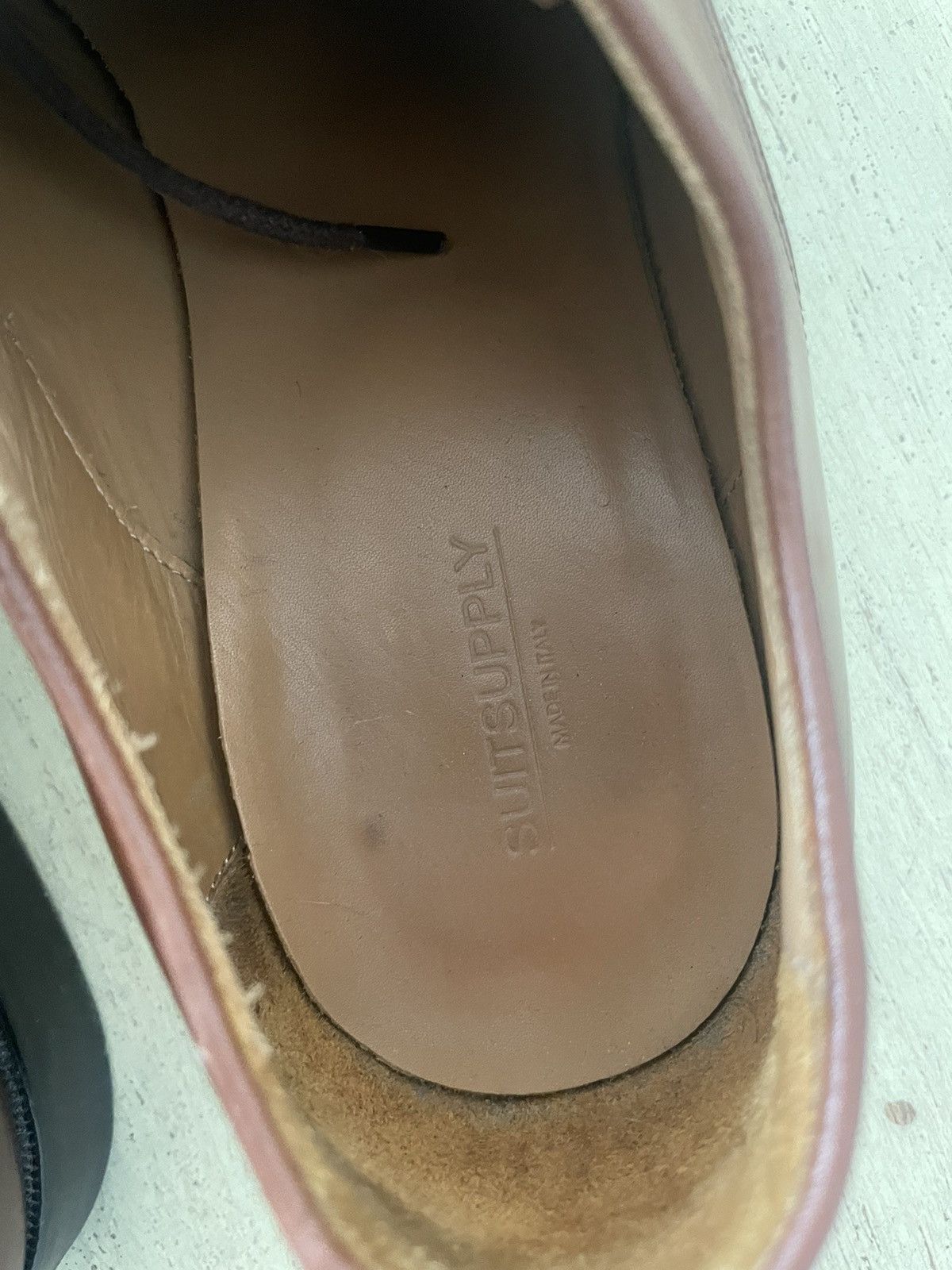 Suitsupply Italian Calf Leather Cap Toe Oxford Shoes Size US 10 / EU 43 - 5 Thumbnail