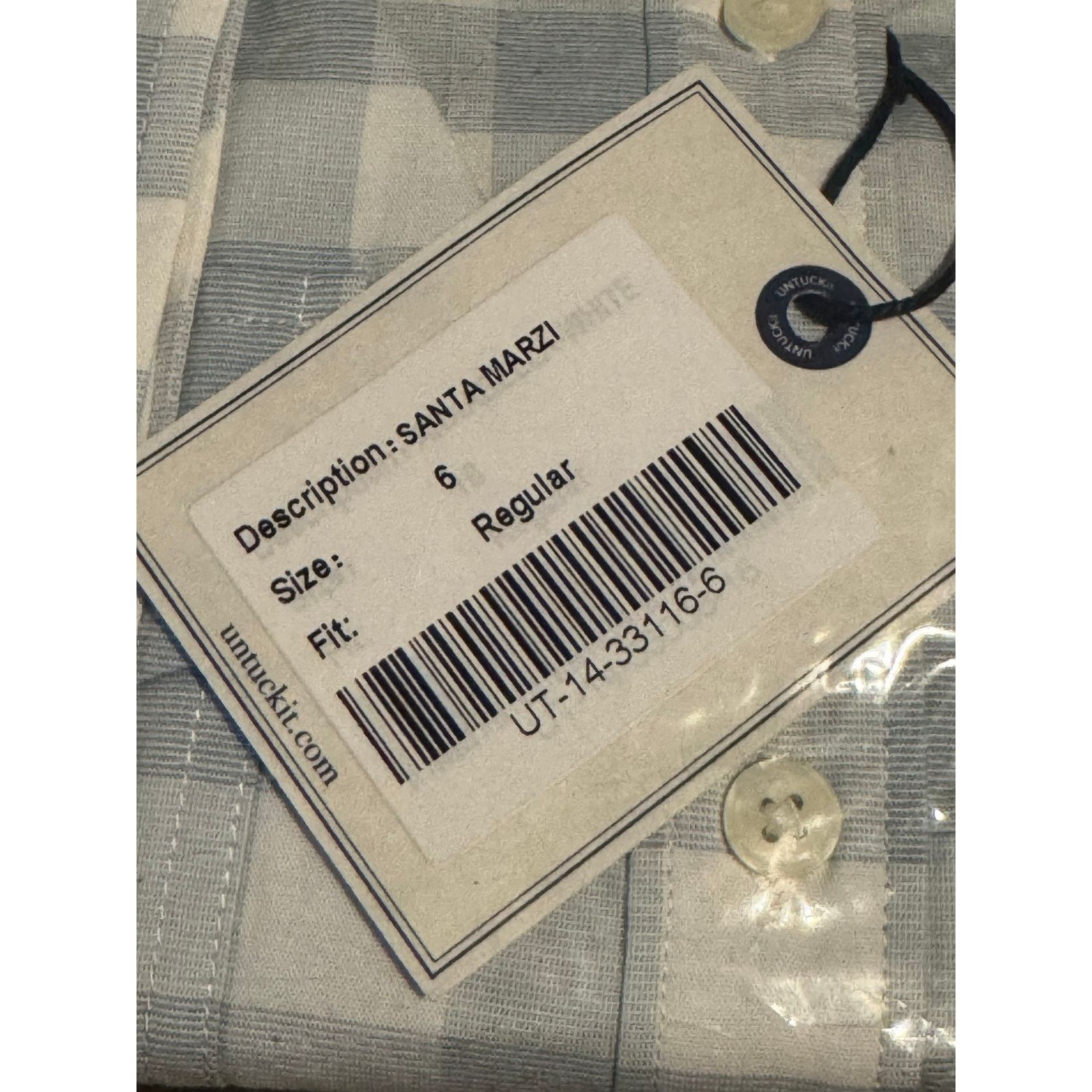 UNTUCKit UNTUCKit Santa Marzi Button-Up Shirt Size 6 | New Blue Size M / US 6-8 / IT 42-44 - 8 Thumbnail