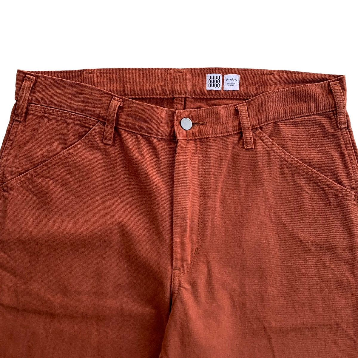 Christophe Lemaire × Lemaire × Uniqlo Lemaire Brick Red Uniqlo U Baggy Tappered Jeans Size US 34 / EU 50 - 2 Thumbnail
