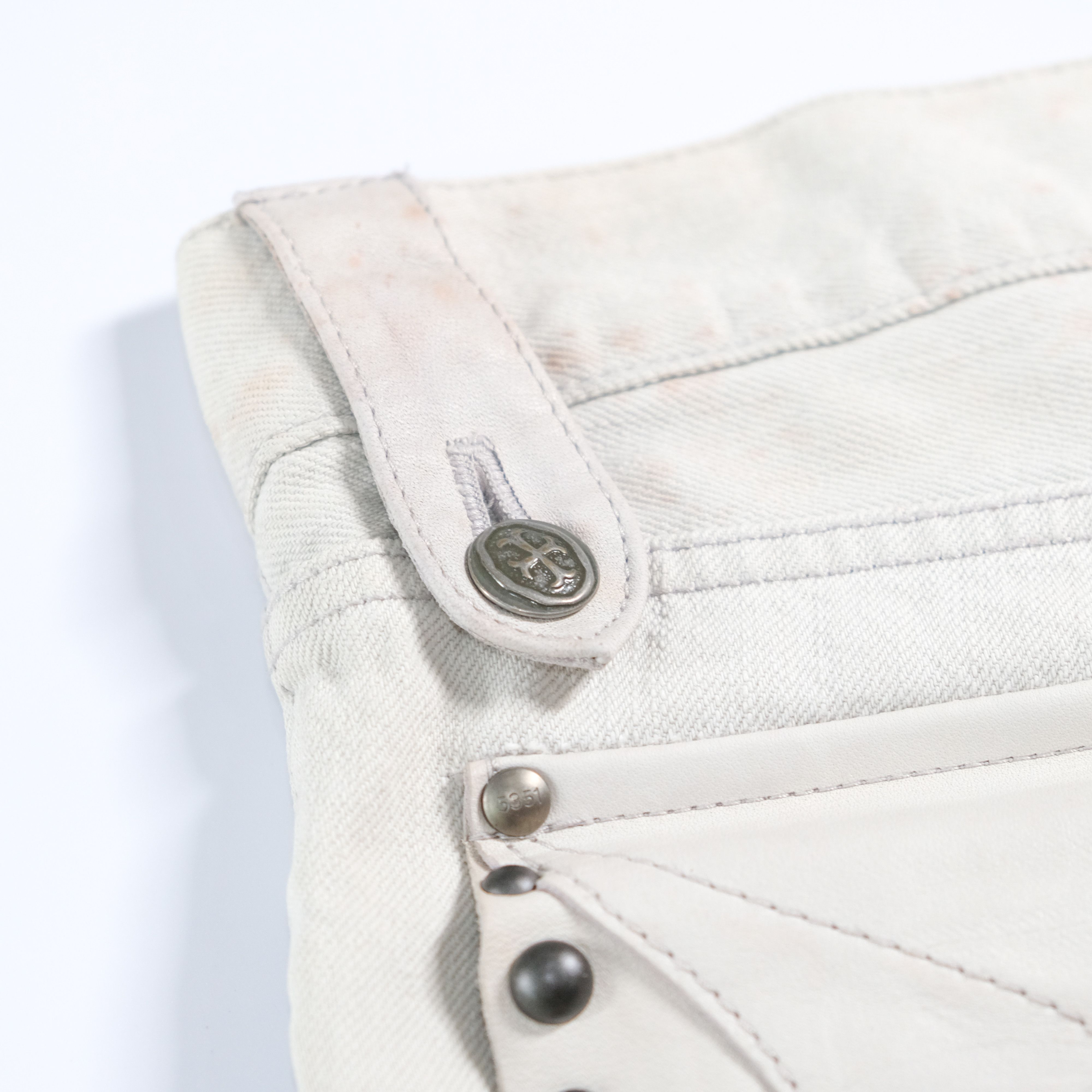 5351 POUR LES HOMMES 5351 pour les hommes white flared jeans Size US 31 - 5 Thumbnail