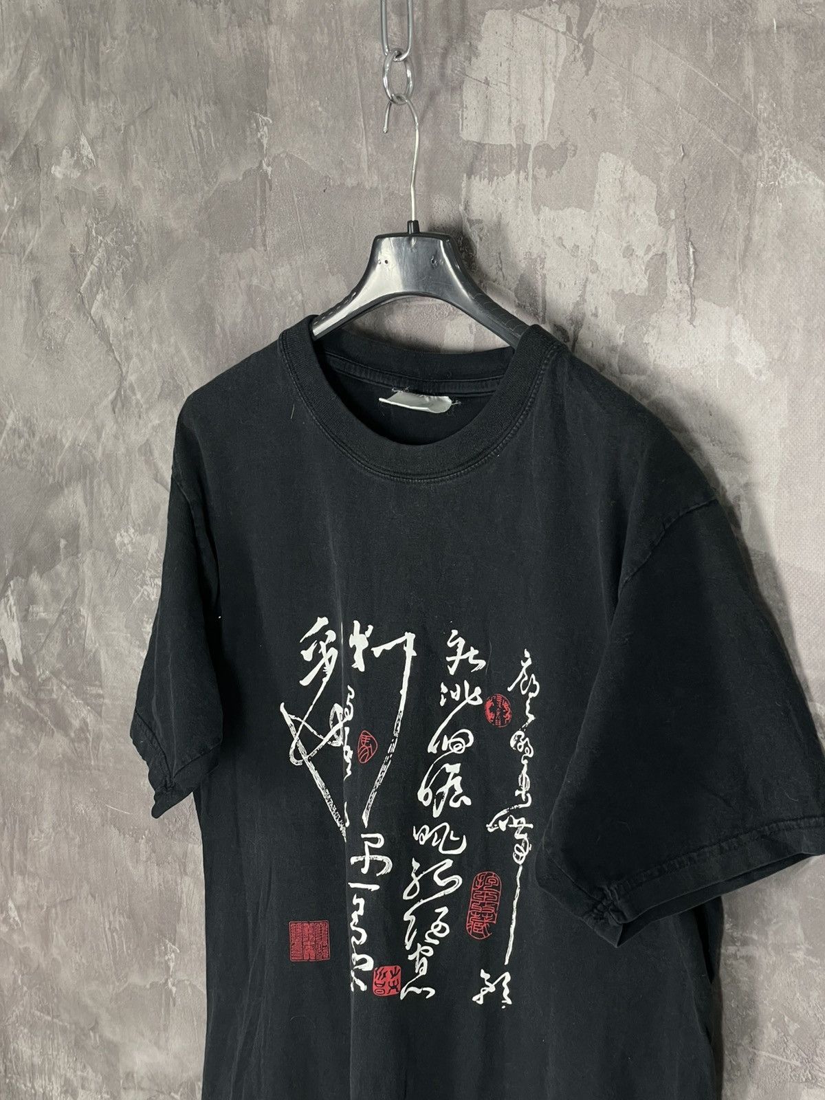 Japanese Brand × Vintage Vintage 00s Japanese Design Unique T shirt Size US XL / EU 56 / 4 - 7 Thumbnail