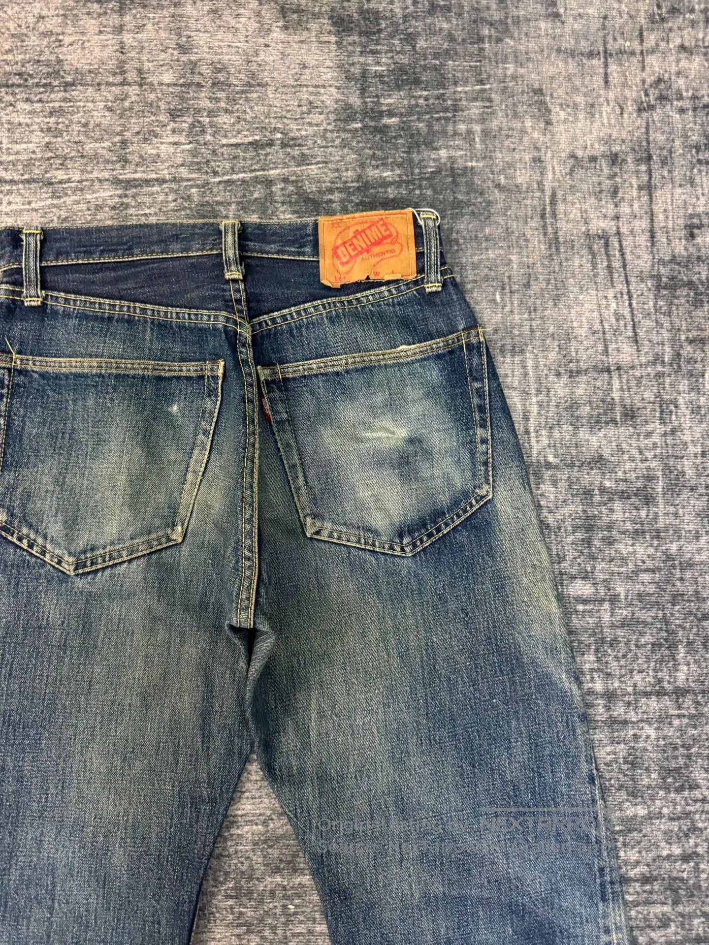 Vintage Vintage 00s Japanese Washed Blue Jeans. Size US 28 / EU 44 - 5 Thumbnail