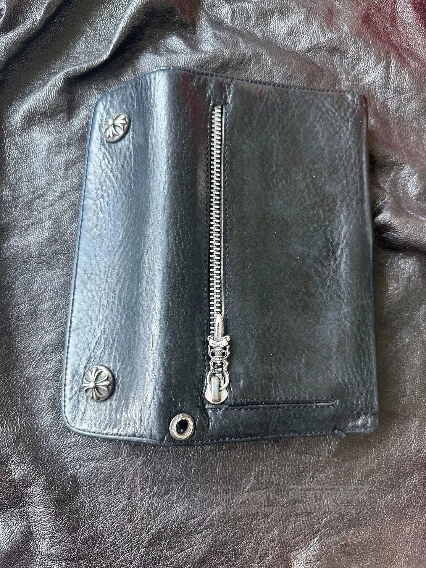 Chrome Hearts chrome hearts wave wallet black leather. Size ONE SIZE - 1 Thumbnail