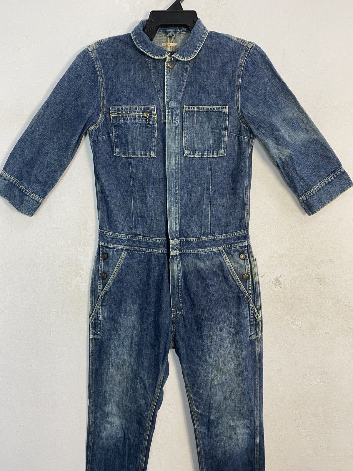 Kapital Kapital All In One Indigo Denim Overall Workwear Size US 32 / EU 48 - 3 Thumbnail