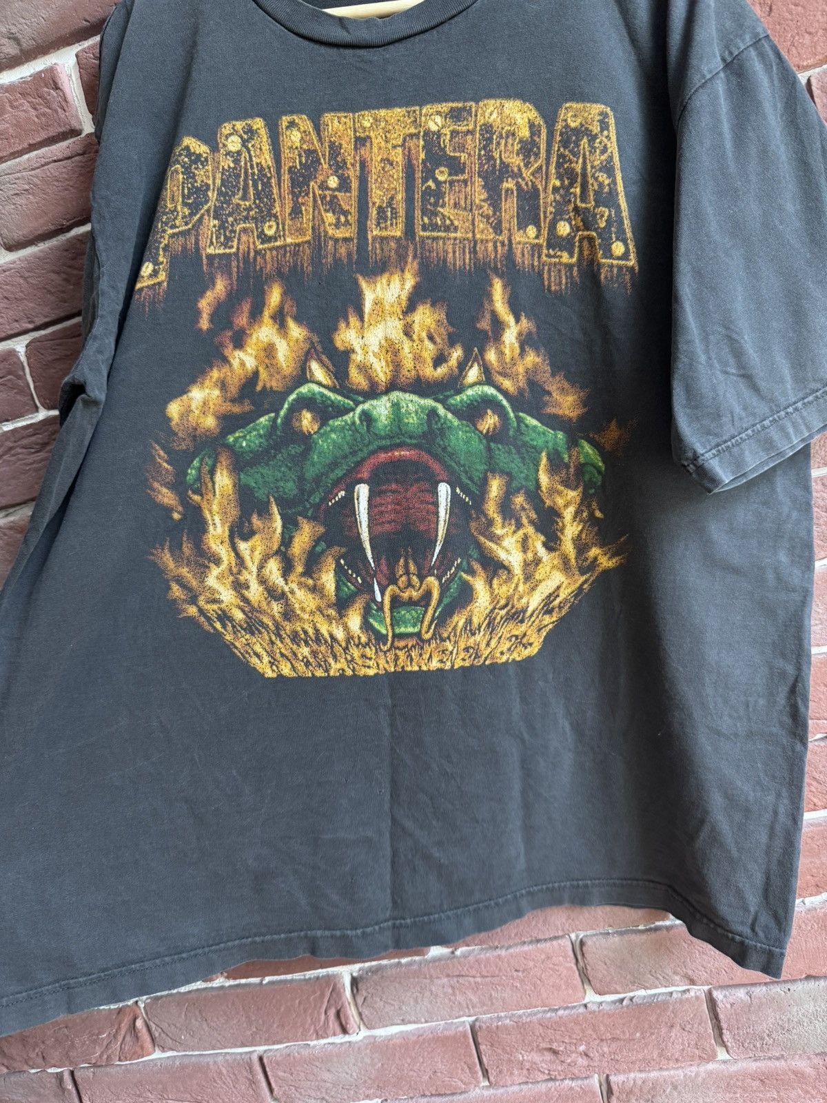 Band Tees Rare Vintage Pantera Born Again Snake Tee Metal Band Grail Size US XL / EU 56 / 4 - 4 Thumbnail