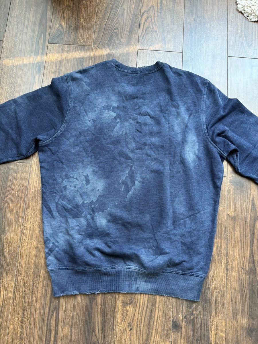 Diesel vintage Diesel y2k big logo distressed faded sweatshirt Size US XL / EU 56 / 4 - 8 Thumbnail