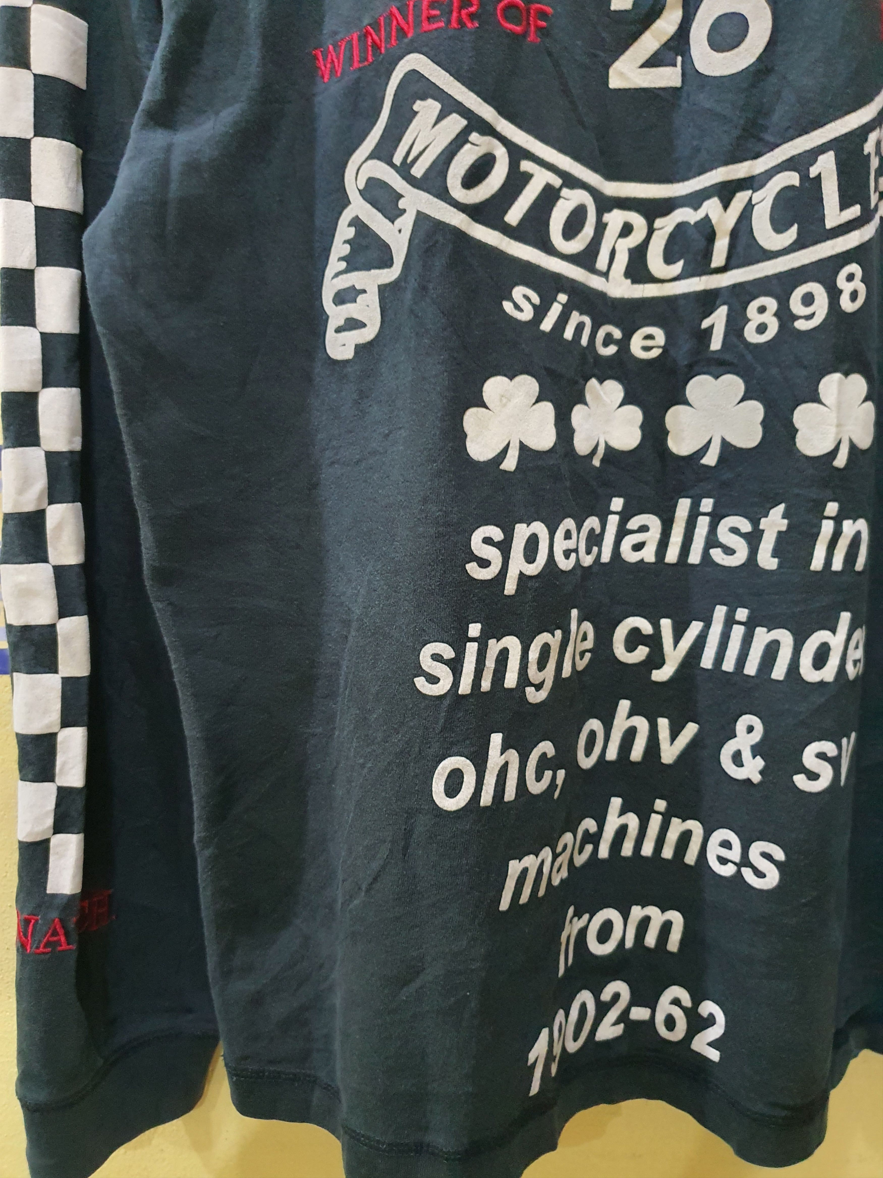 Norton Norton Motorcycles long-sleeve and a motorcycle graphic Size US L / EU 52-54 / 3 - 15 Thumbnail