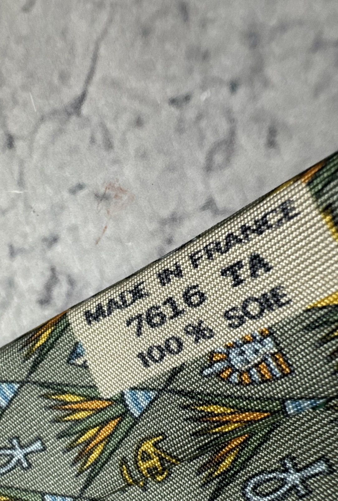 Hermes Hermes Paris Luxury 100% Silk Tie Size ONE SIZE - 3 Thumbnail