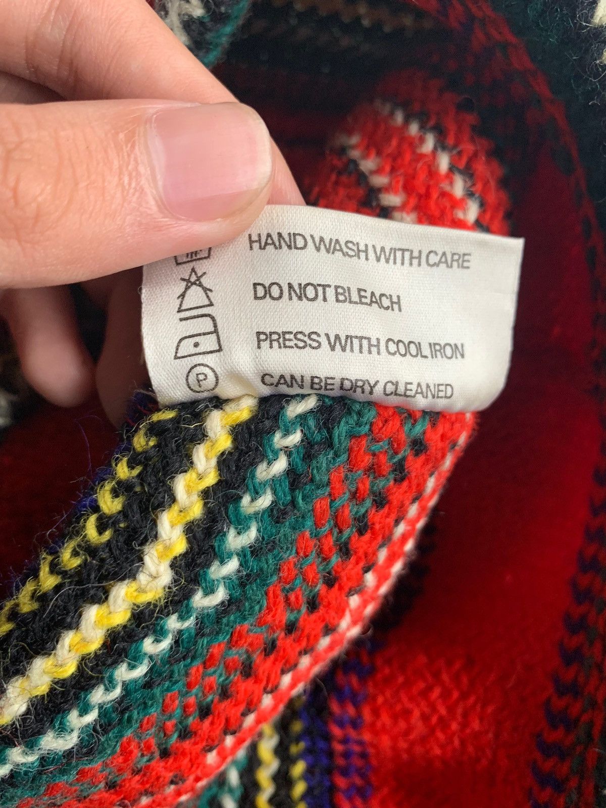 Japanese Brand × Vintage Multicolour Wool Made in scotland Beret Hats🌈 Size ONE SIZE - 7 Thumbnail