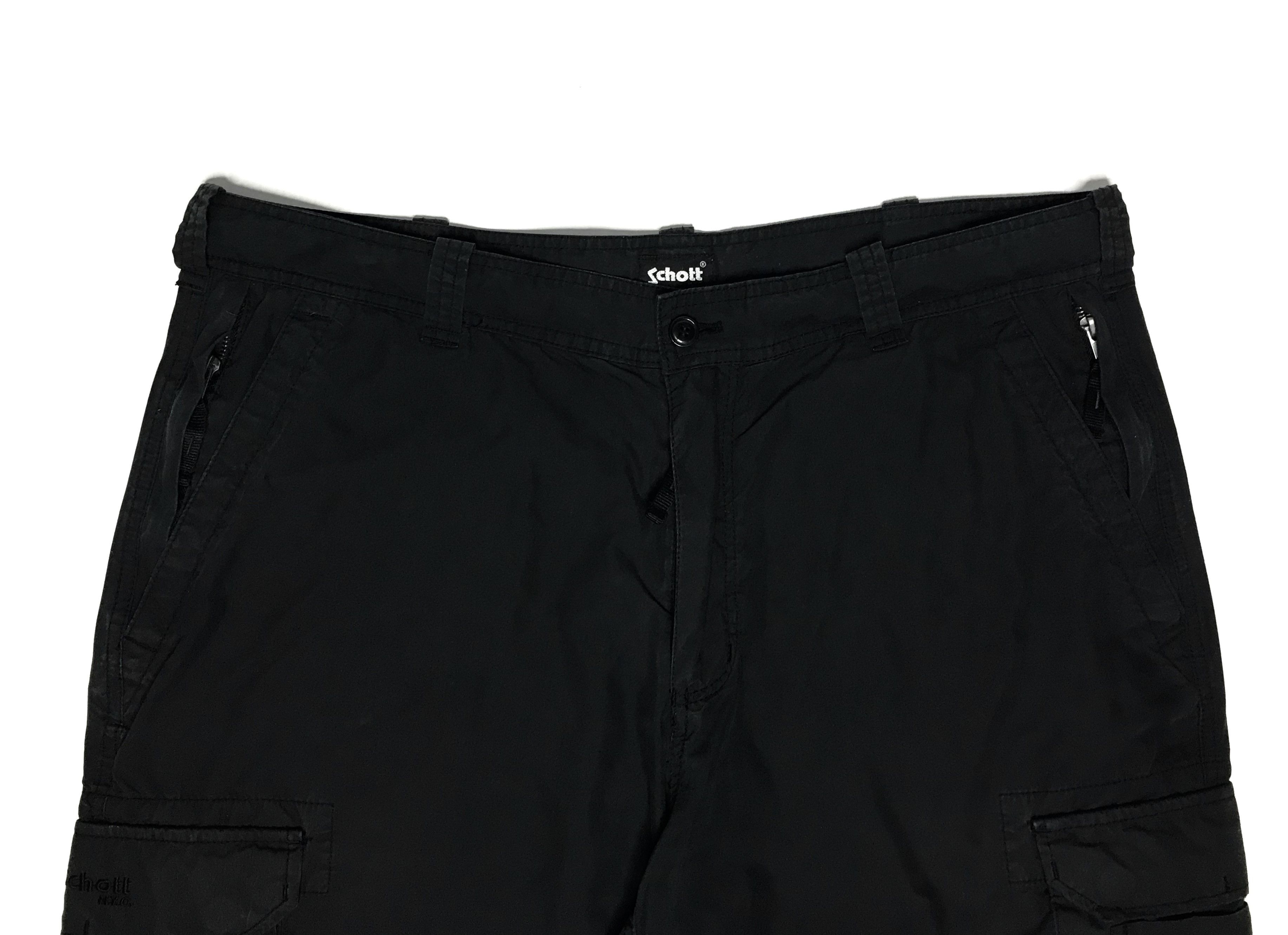 Schott Schott N.Y.C. Cargo Shorts Bermuda Mens Size 36 Black Size US 36 / EU 52 - 4 Thumbnail