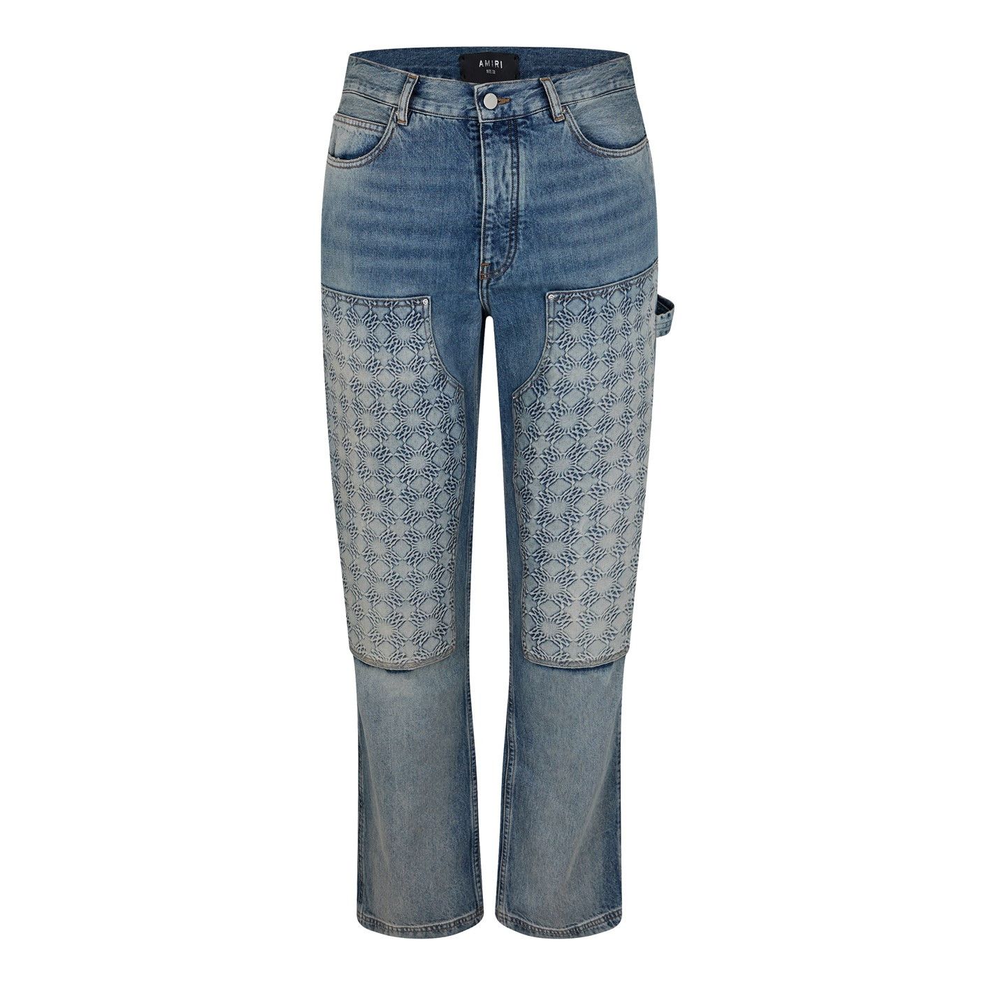 Amiri AMIRI Monogram-Debossed Straight Jeans Size US 30 / EU 46 - 1 Thumbnail